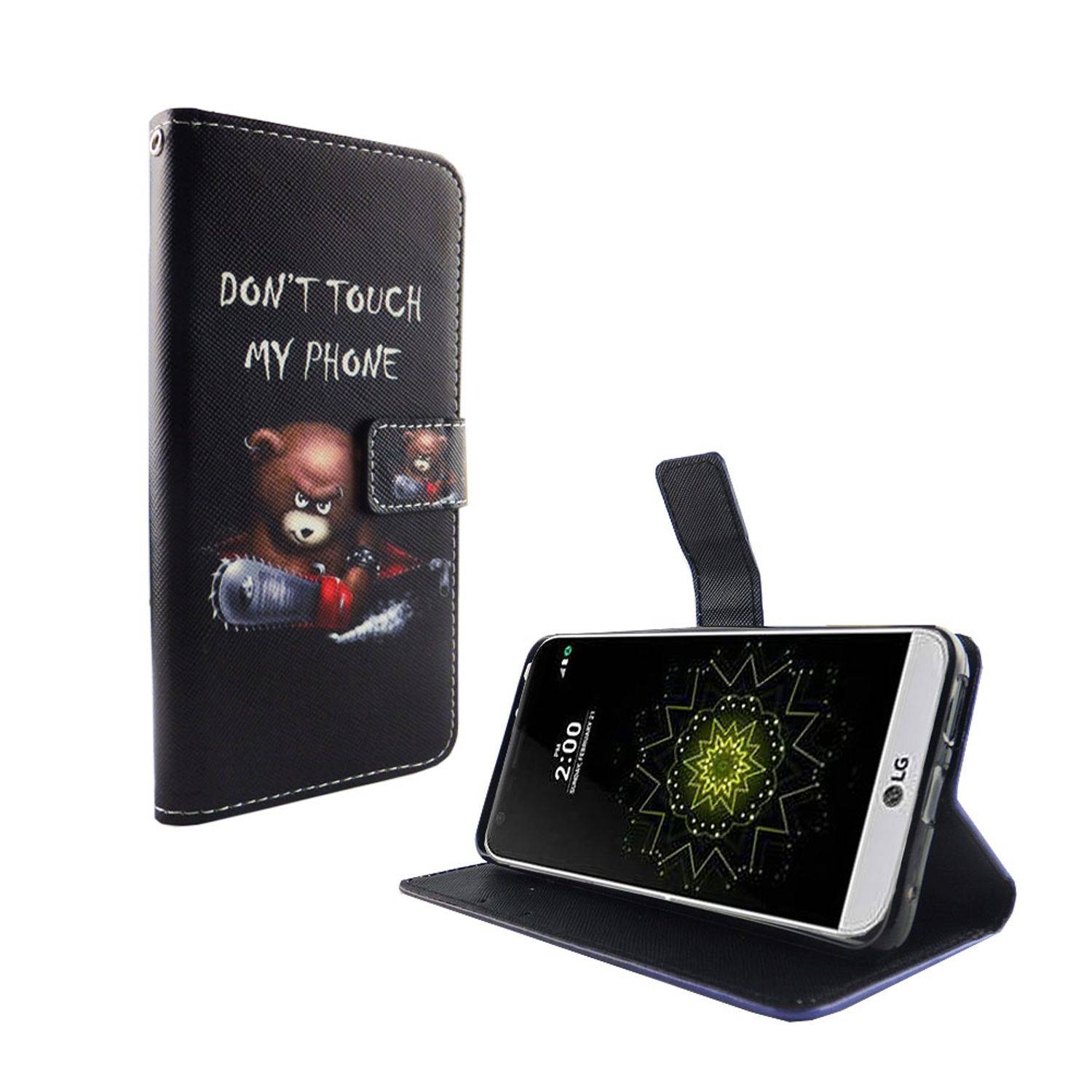 LG G6 Handyhülle Bookcover Schwarz