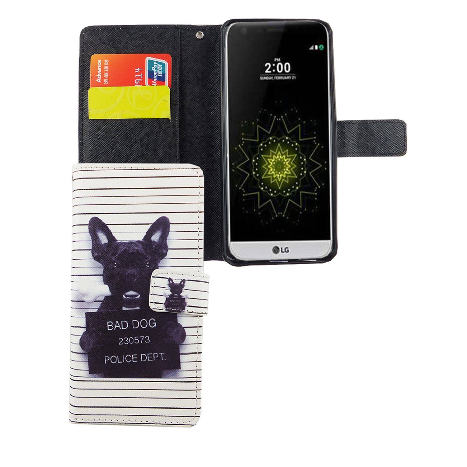 LG G6 Handyhülle Bookcover Weiß