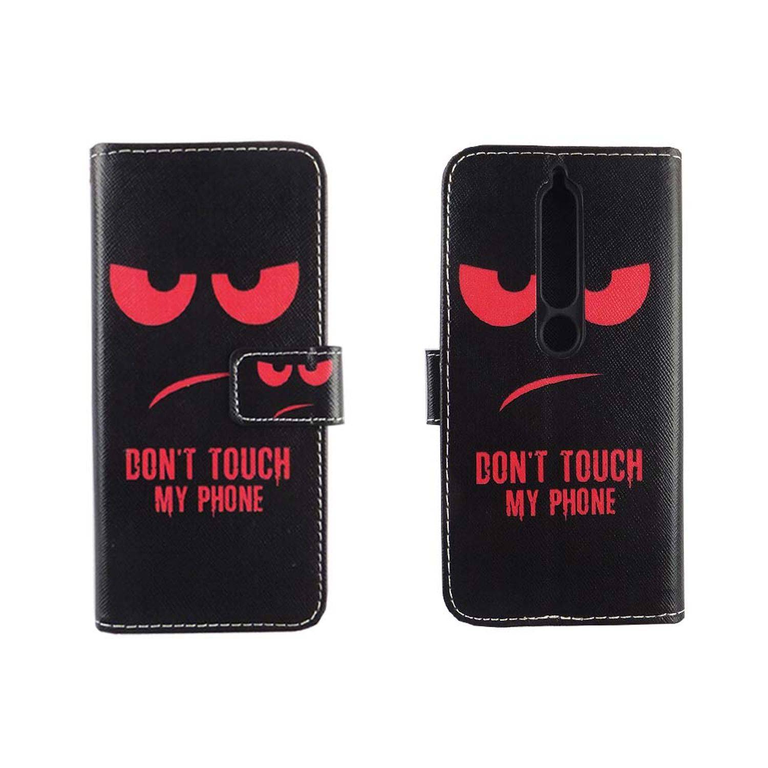 Nokia 6 (2018) Handyhülle Bookcover Rot