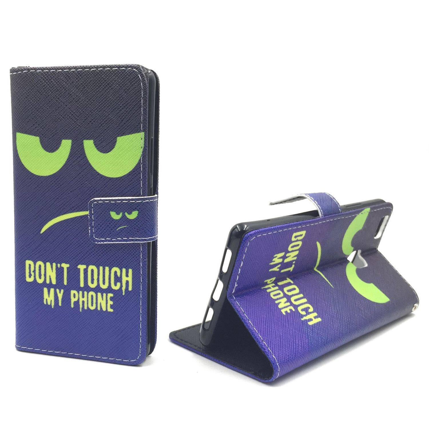 Huawei P9 Lite Handyhülle Bookcover Grün