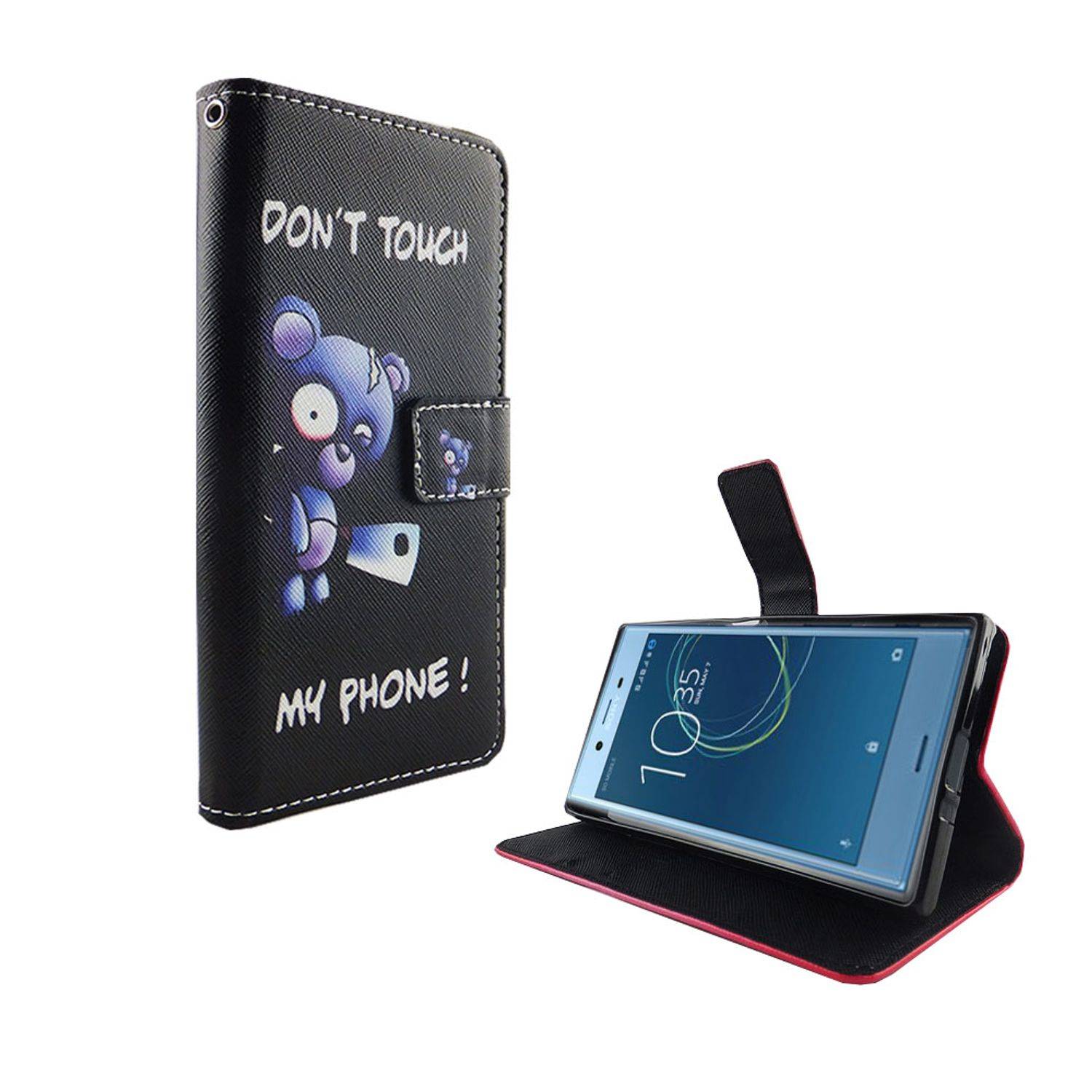 Sony Xperia XZs Handyhülle Bookcover Schwarz