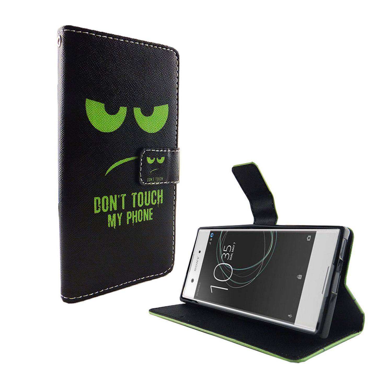 Sony Xperia XA1 Handyhülle Bookcover Schwarz