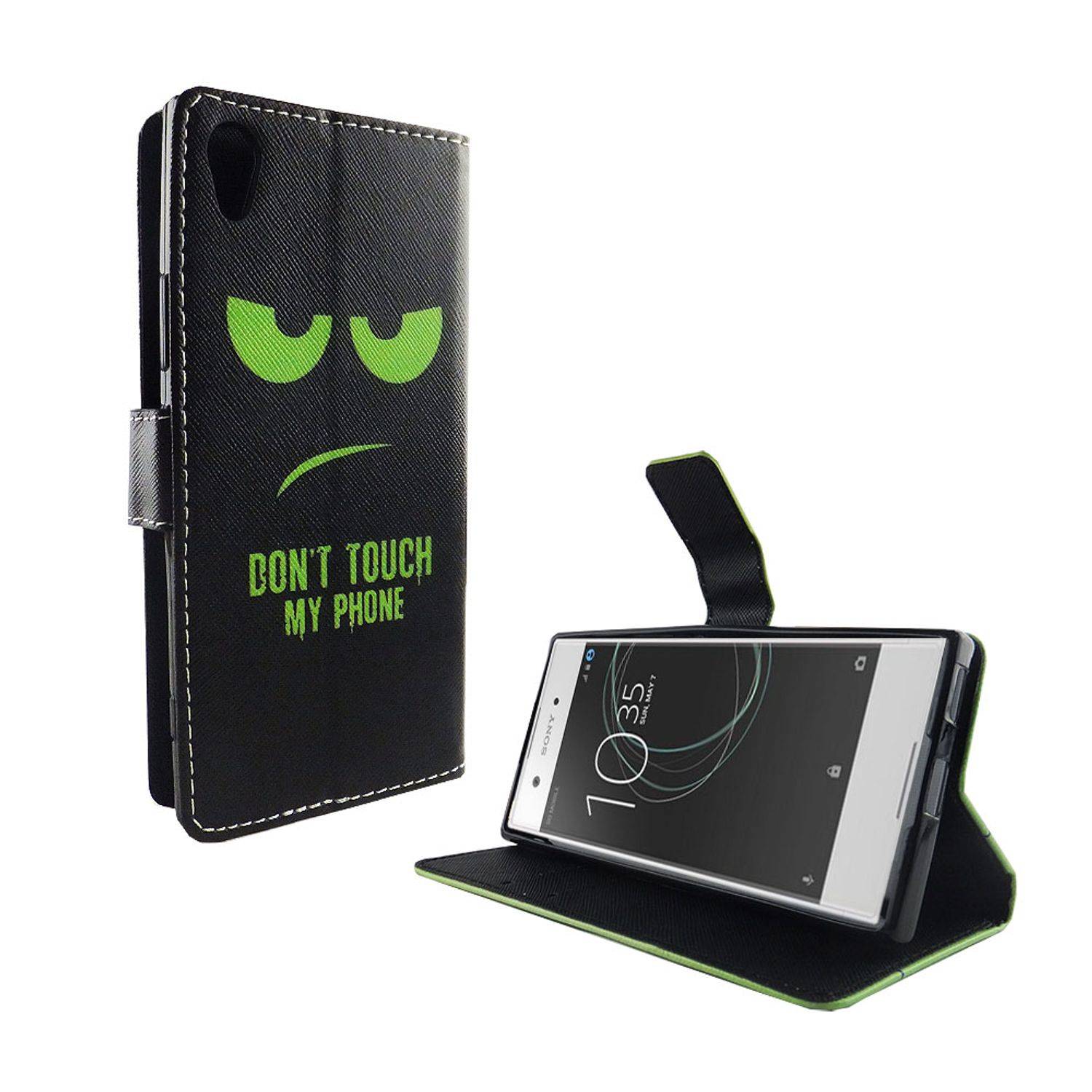Sony Xperia XA1 Handyhülle Bookcover Schwarz
