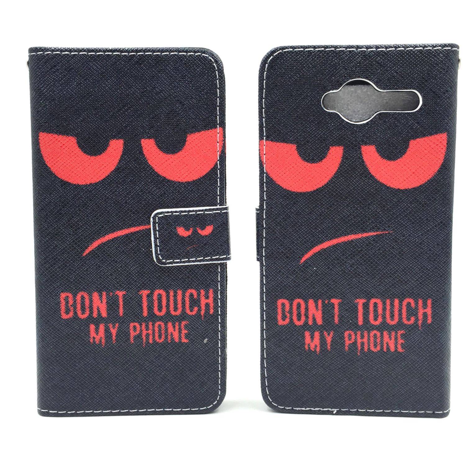 ZTE Blade L3 Handyhülle Bookcover Schwarz