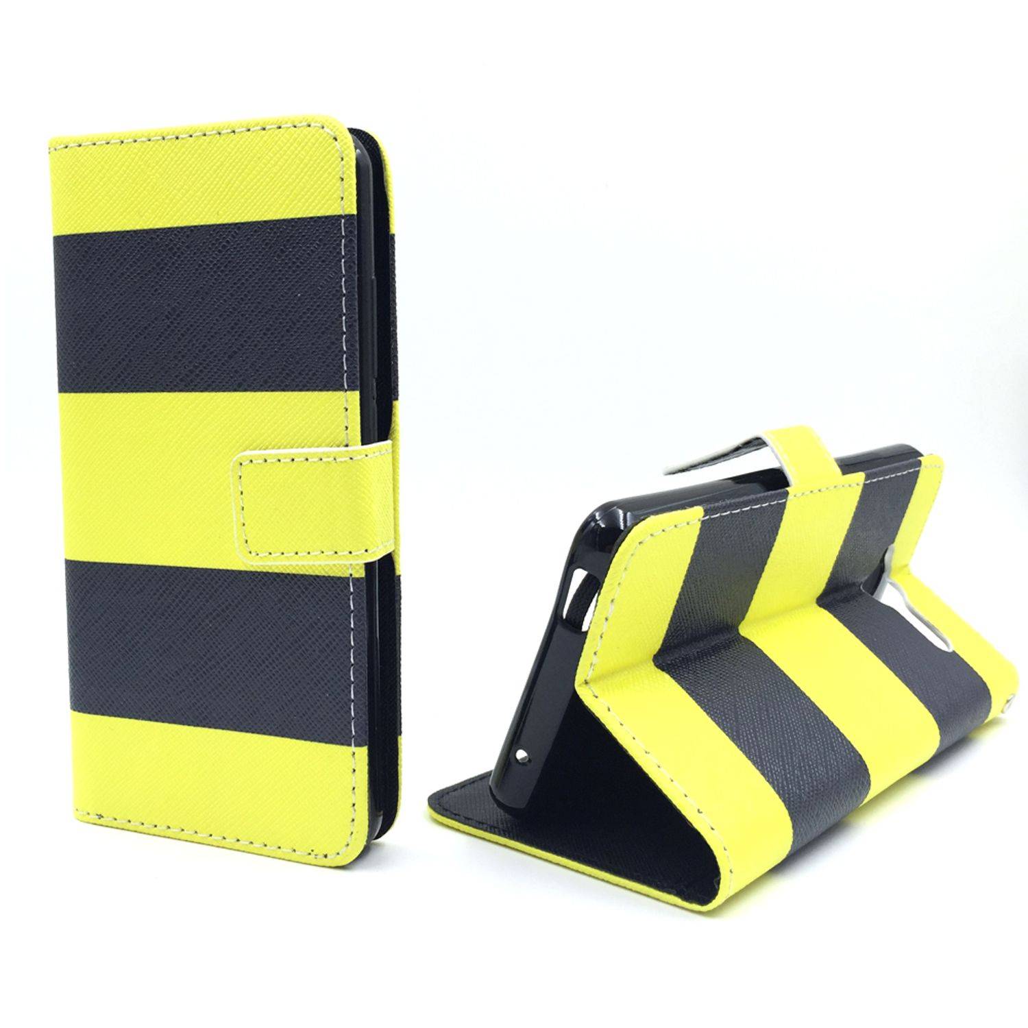 ZTE Blade L3 Handyhülle Bookcover Gelb