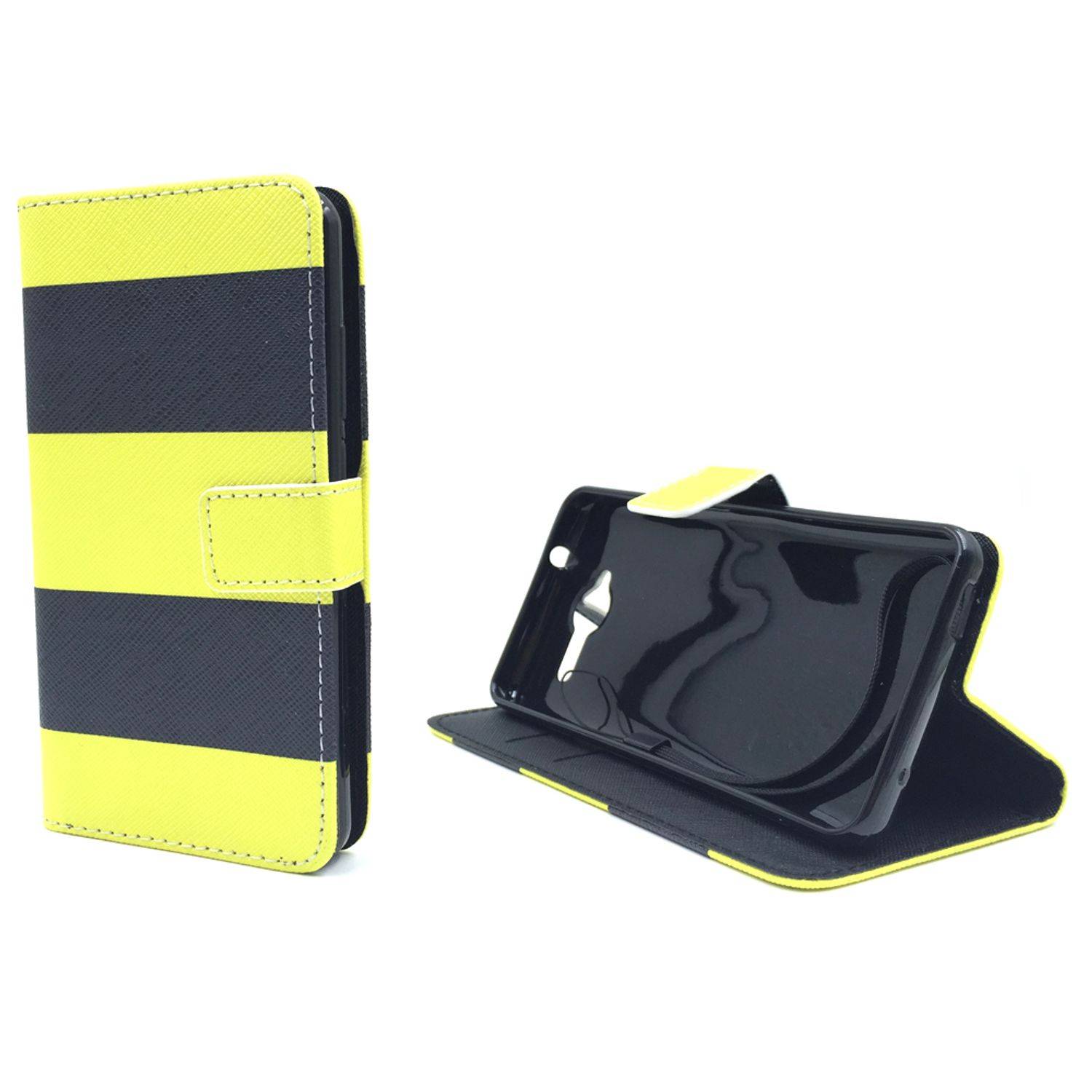ZTE Blade L3 Handyhülle Bookcover Gelb