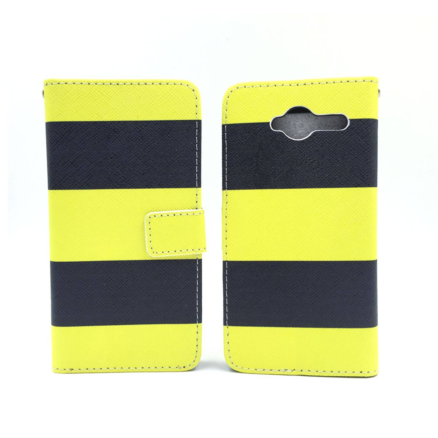ZTE Blade L3 Handyhülle Bookcover Gelb