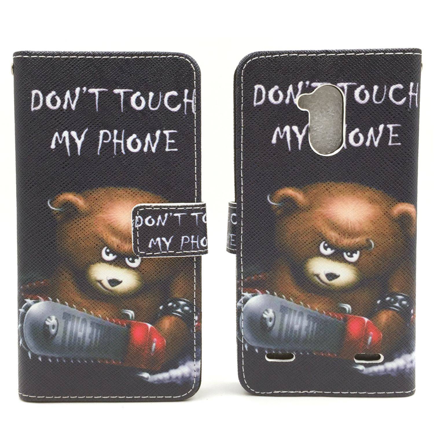 ZTE Blade V7 Lite Handyhülle Bookcover Schwarz