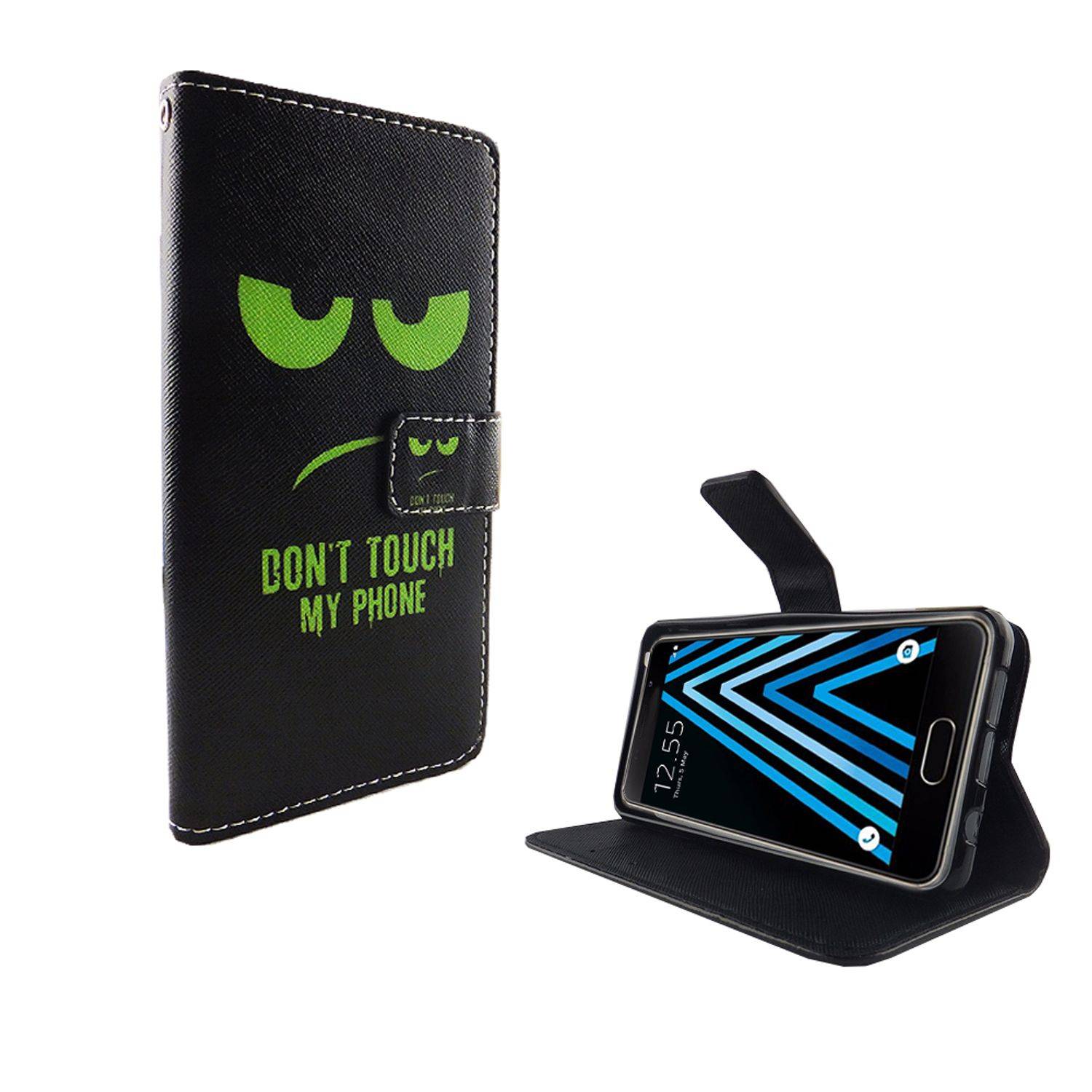 Samsung Galaxy A3 (2016) Handyhülle Bookcover Blau