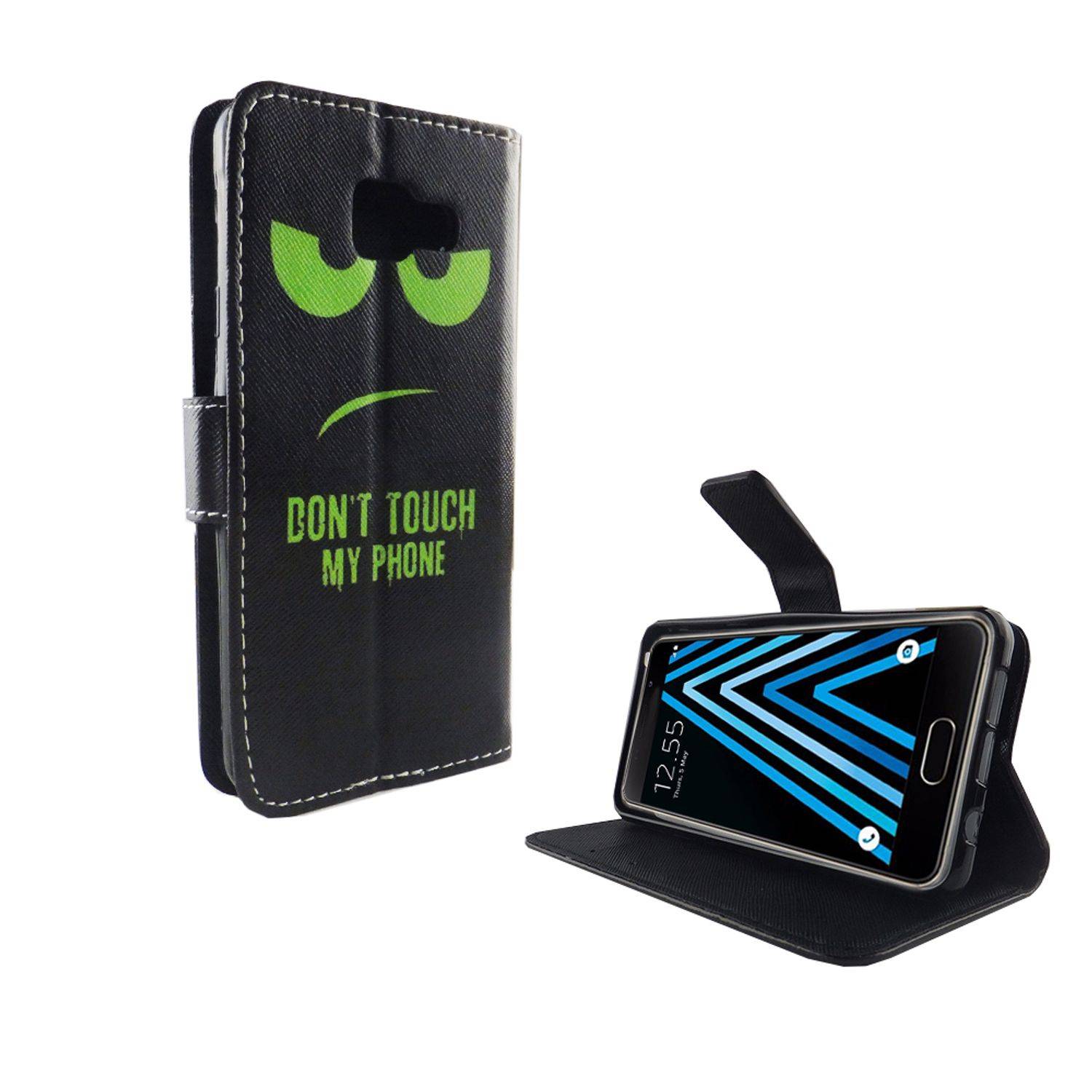 Samsung Galaxy A3 (2016) Handyhülle Bookcover Blau