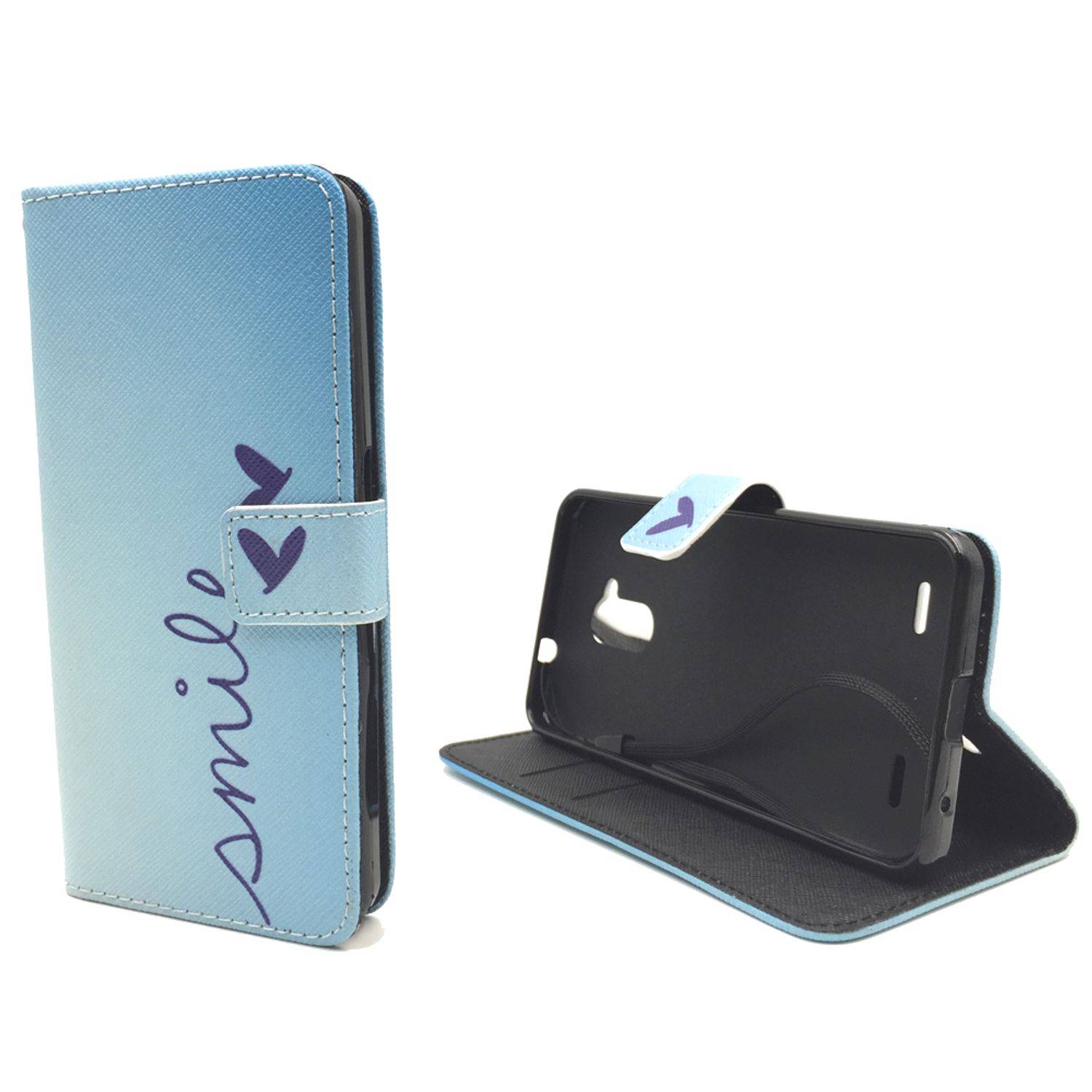 ZTE Blade V7 Lite Handyhülle Bookcover Blau
