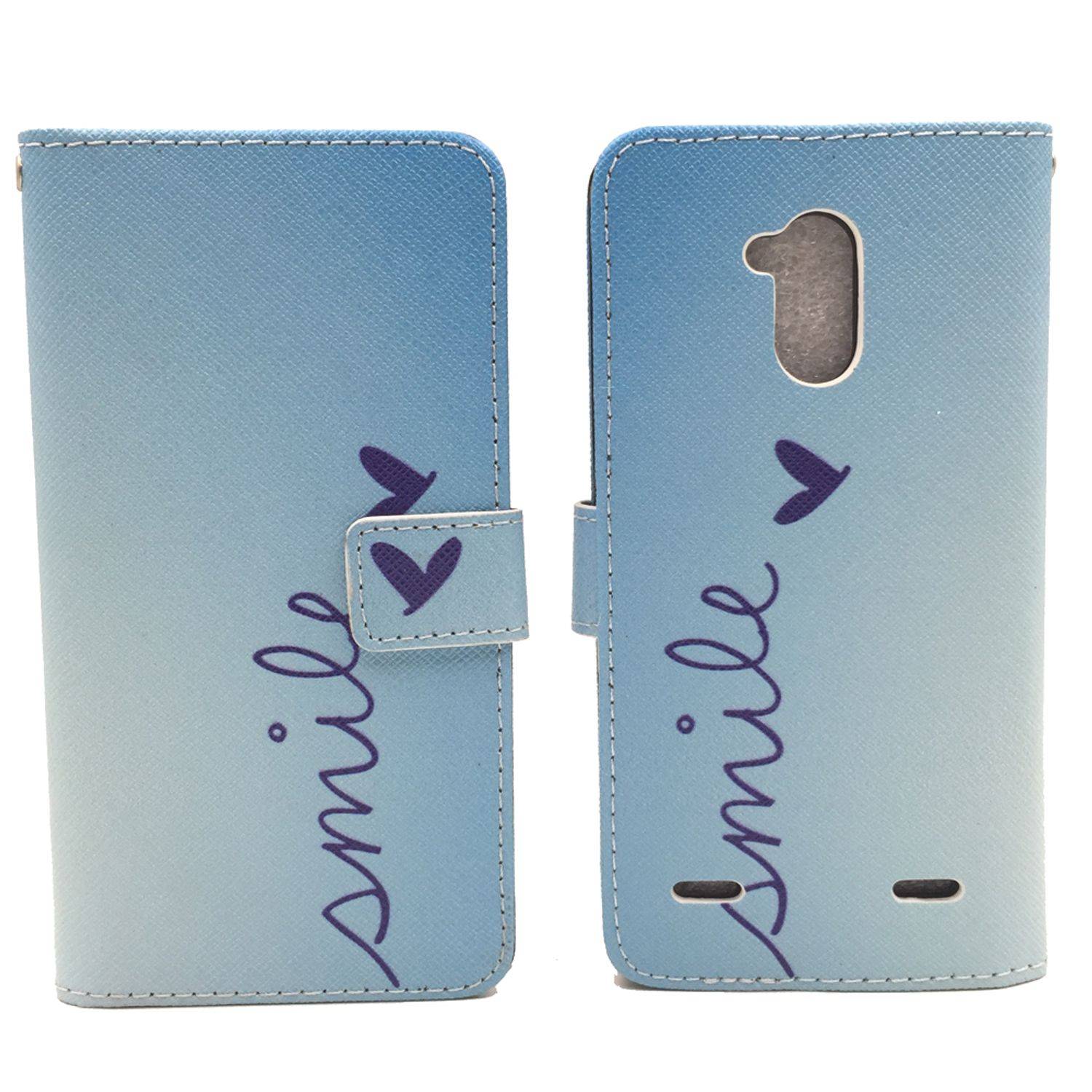ZTE Blade V7 Lite Handyhülle Bookcover Blau