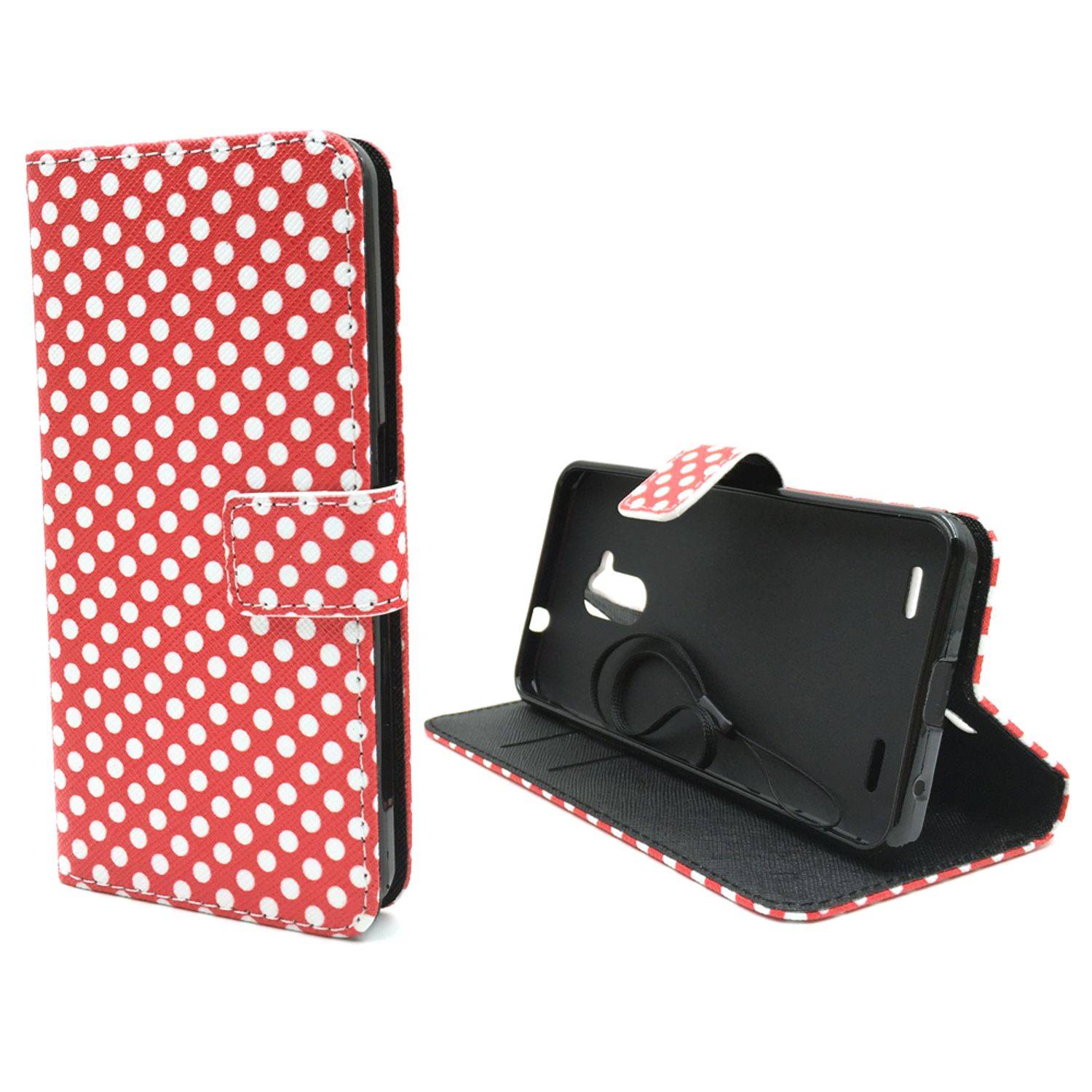 ZTE Blade V7 Lite Handyhülle Bookcover Rot
