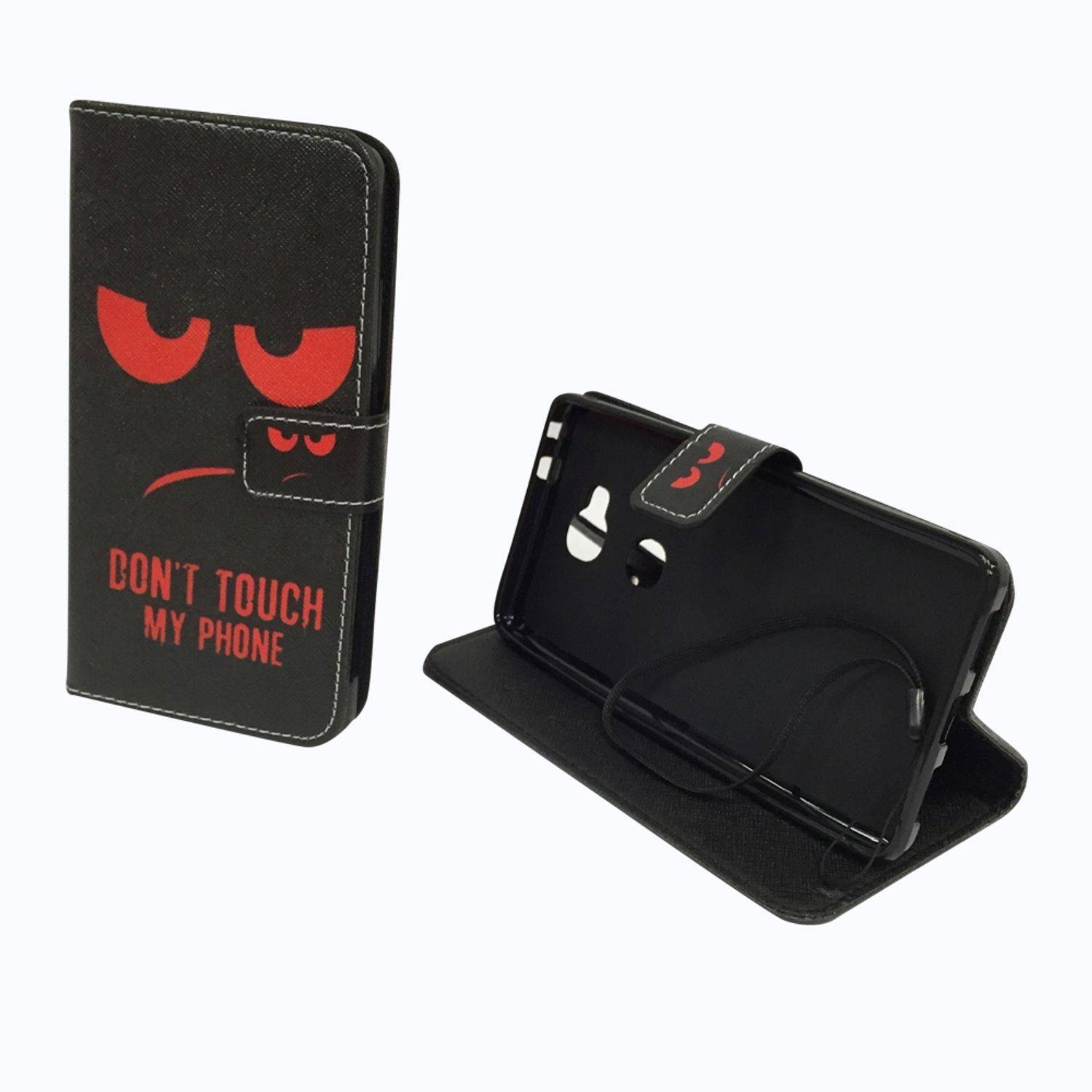 Huawei Honor 5X Handyhülle Bookcover Schwarz