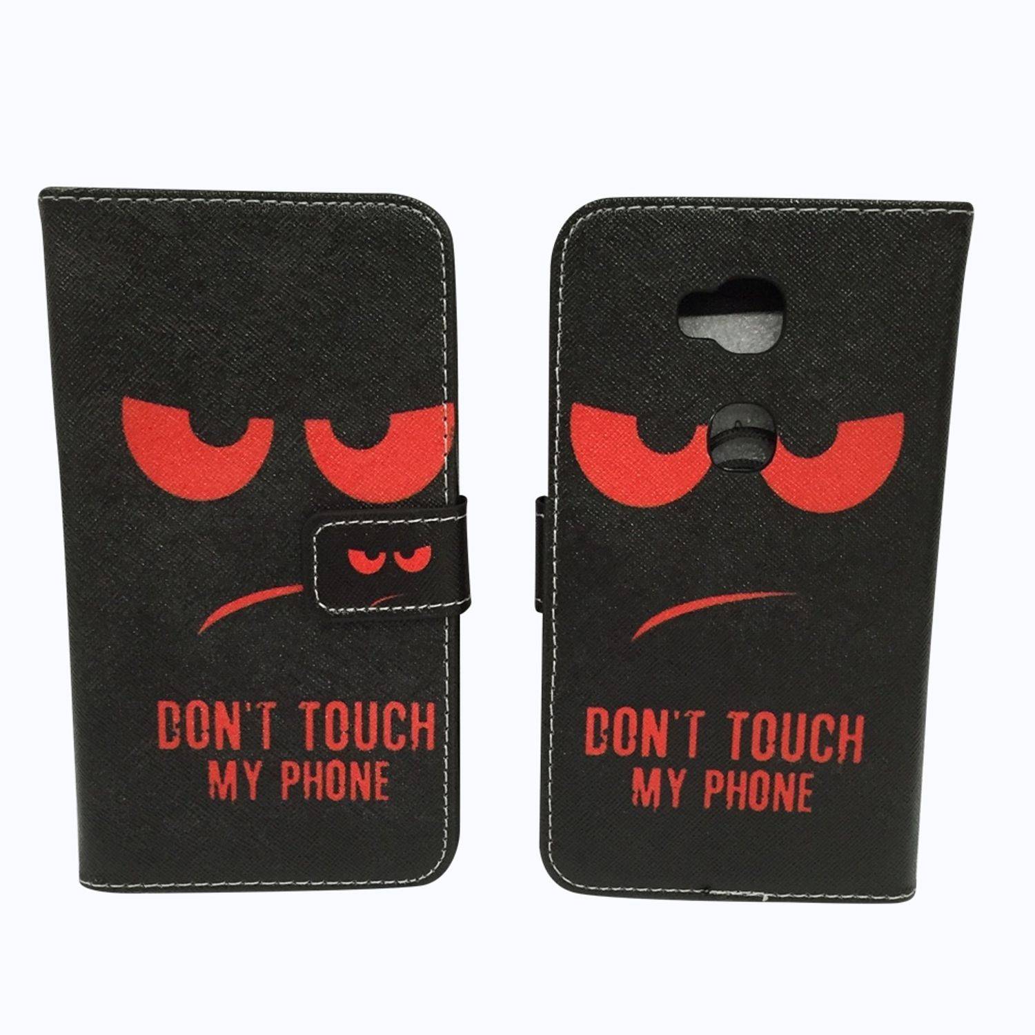 Huawei Honor 5X Handyhülle Bookcover Schwarz