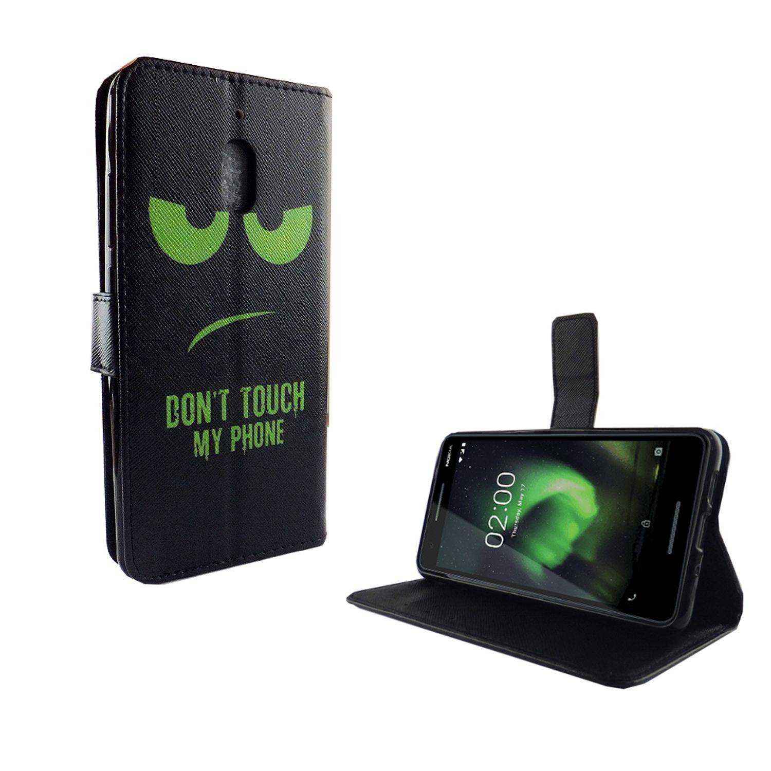 Nokia 2.1 Handyhülle Bookcover Grün