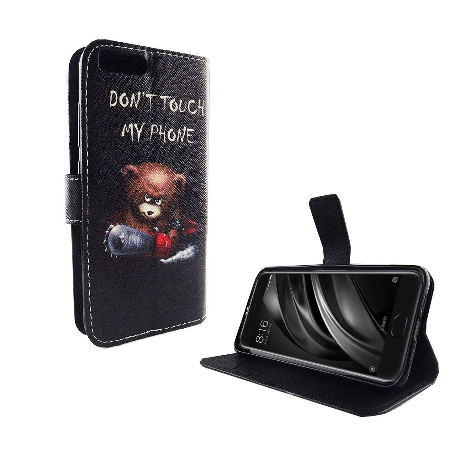 Xiaomi Mi 6 Handyhülle Bookcover Schwarz