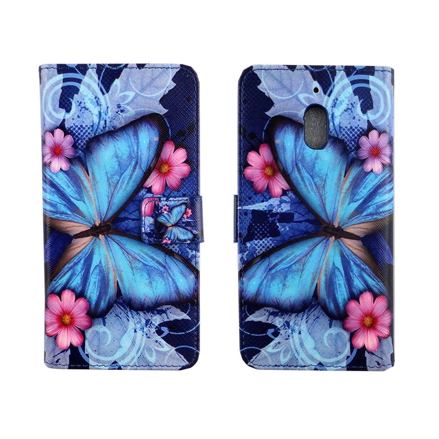 Nokia 2.1 Handyhülle Bookcover Blau