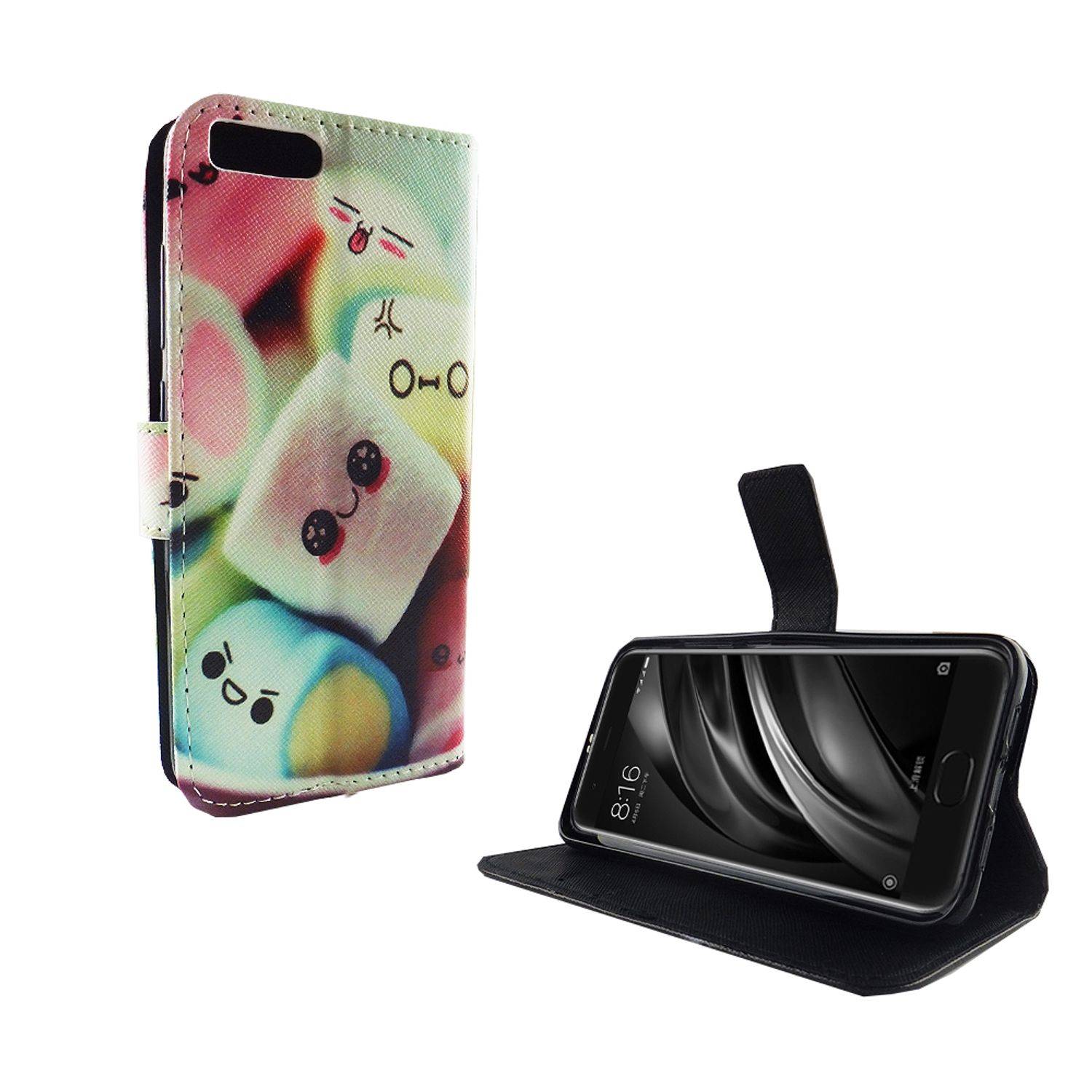 Xiaomi Mi 6 Handyhülle Bookcover Schwarz