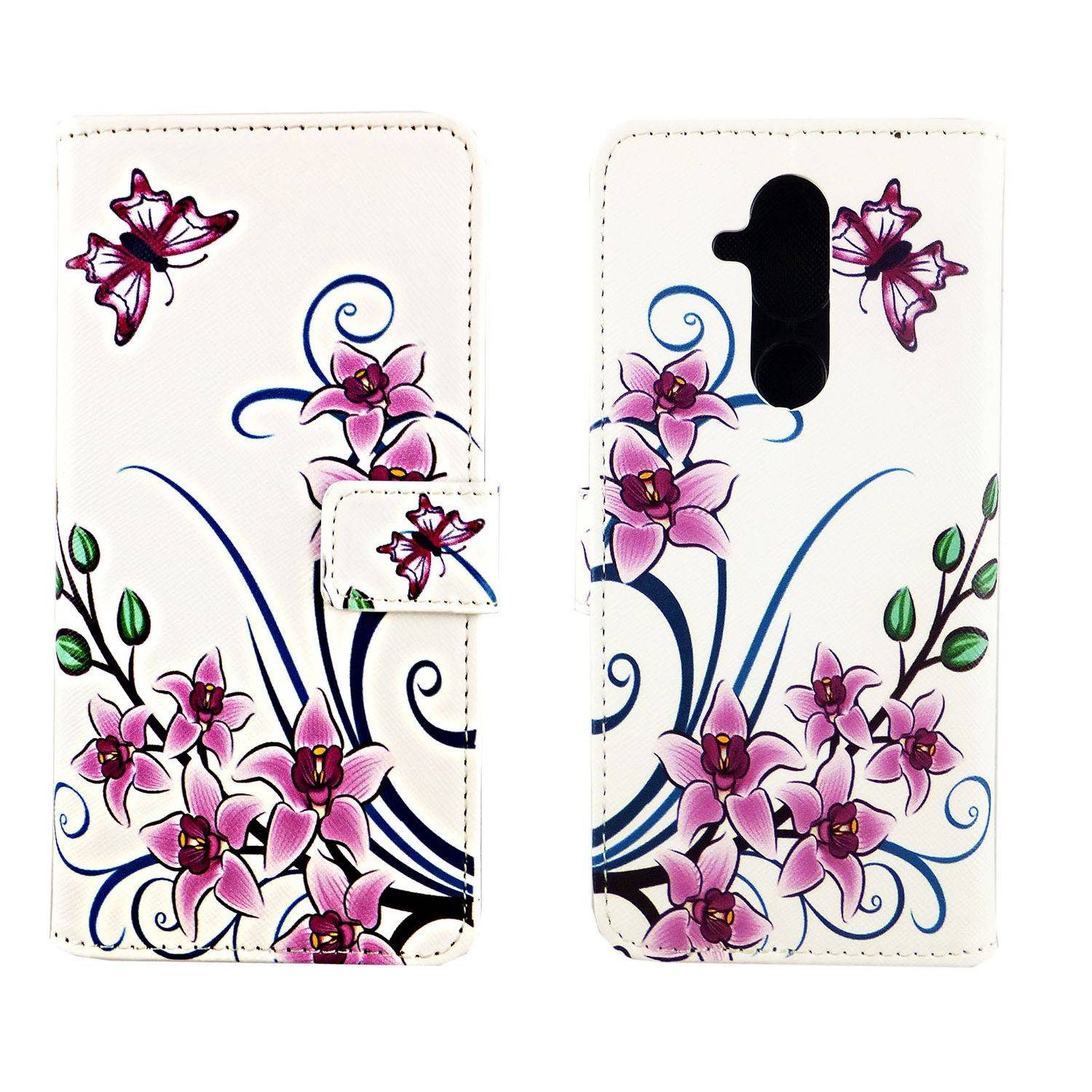 Nokia 8.1 Handyhülle Bookcover Weiß