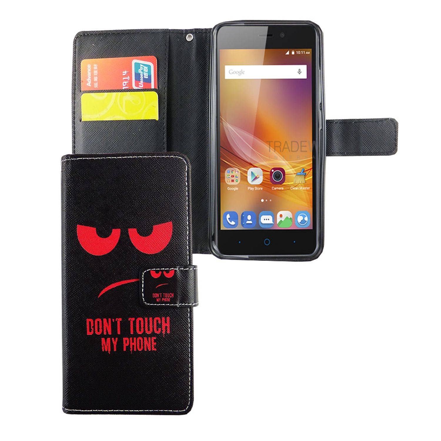 ZTE Blade A452 Handyhülle Bookcover Rot