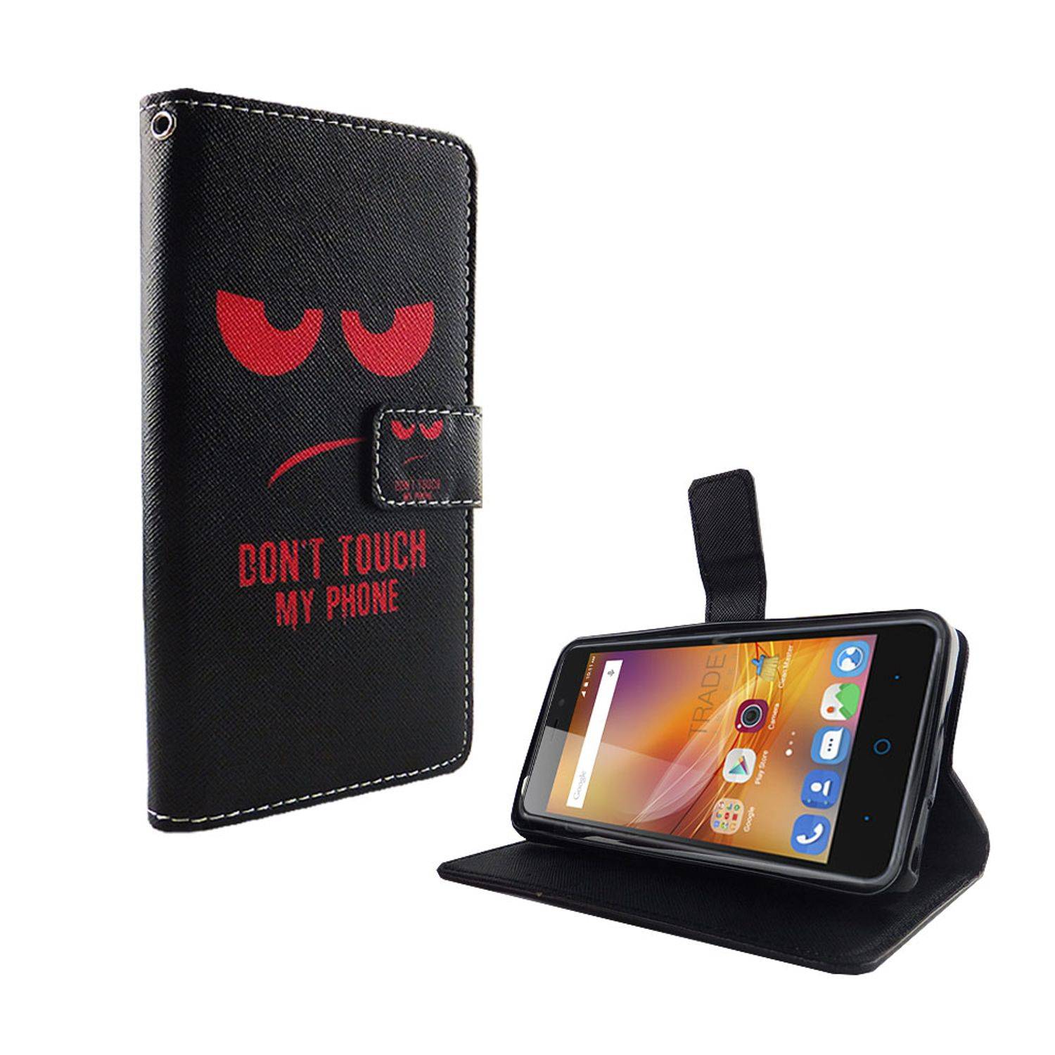 ZTE Blade A452 Handyhülle Bookcover Rot