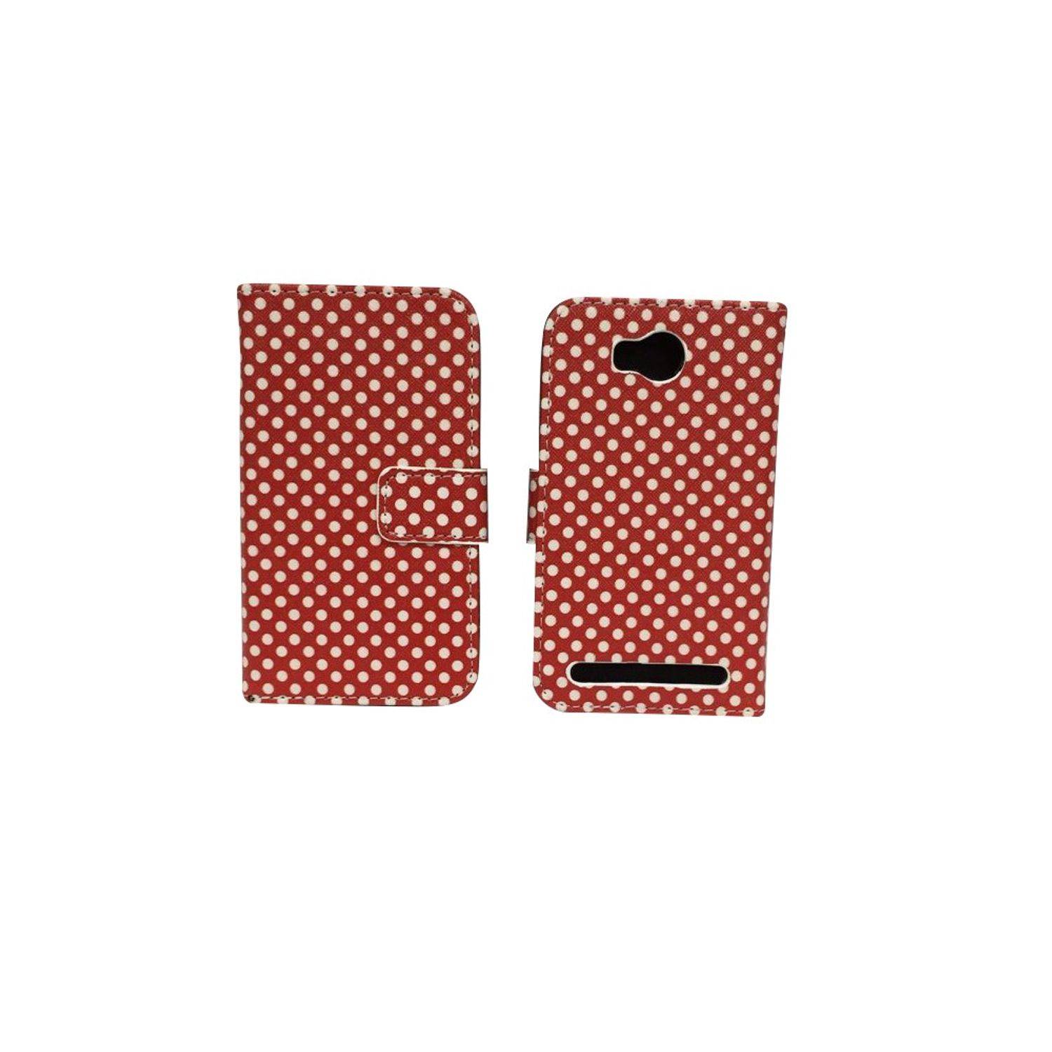 Huawei Y3 II Handyhülle Bookcover Rot