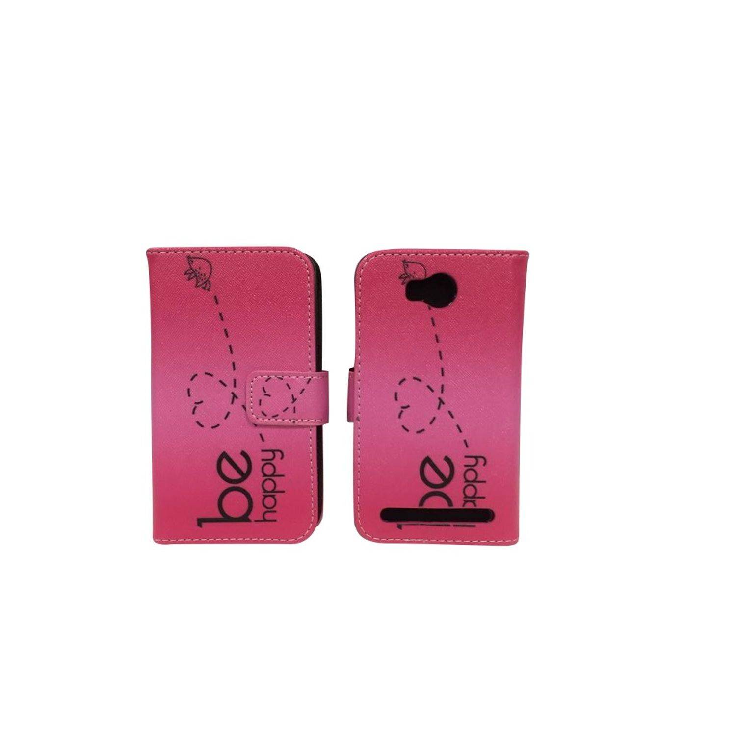 Huawei Y3 II Handyhülle Bookcover Rosa