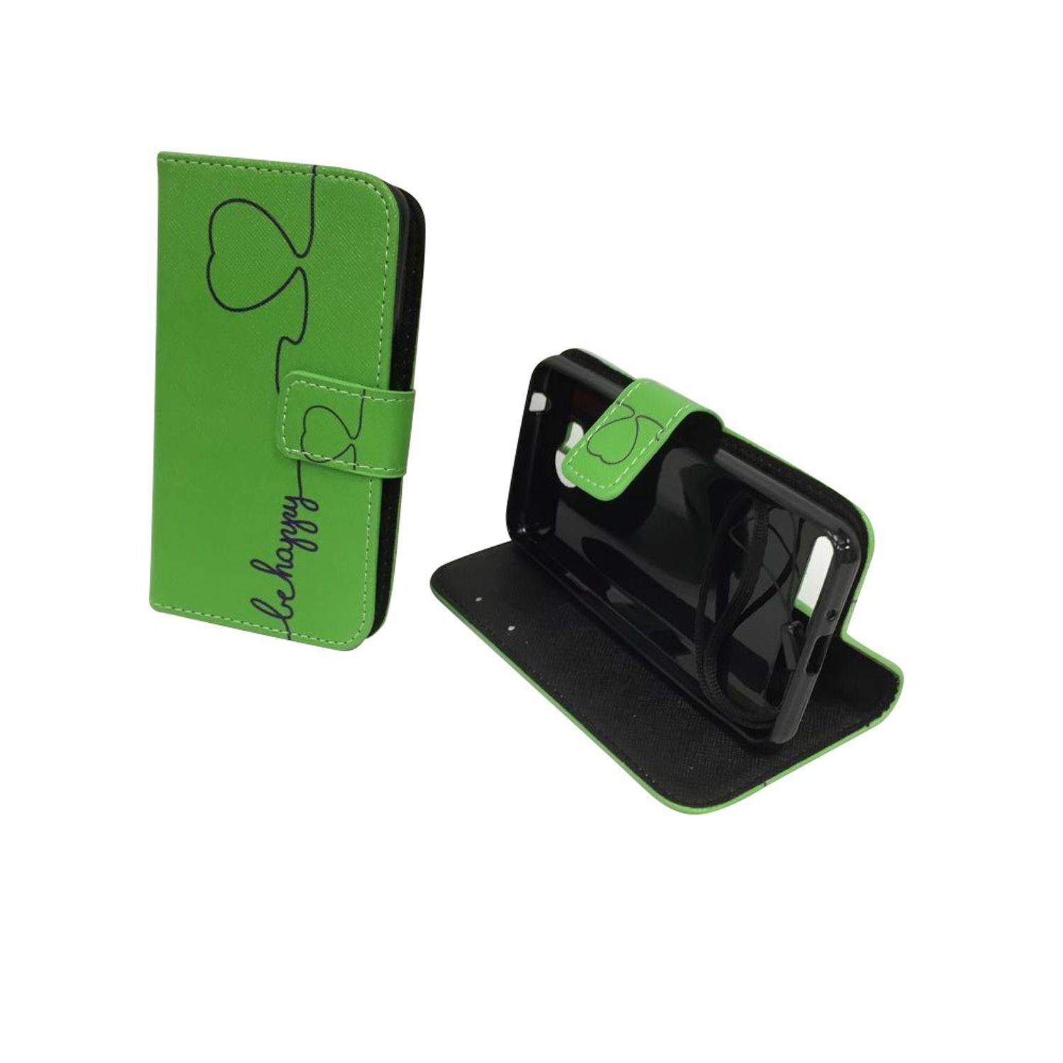 Huawei Y3 II Handyhülle Bookcover Grün