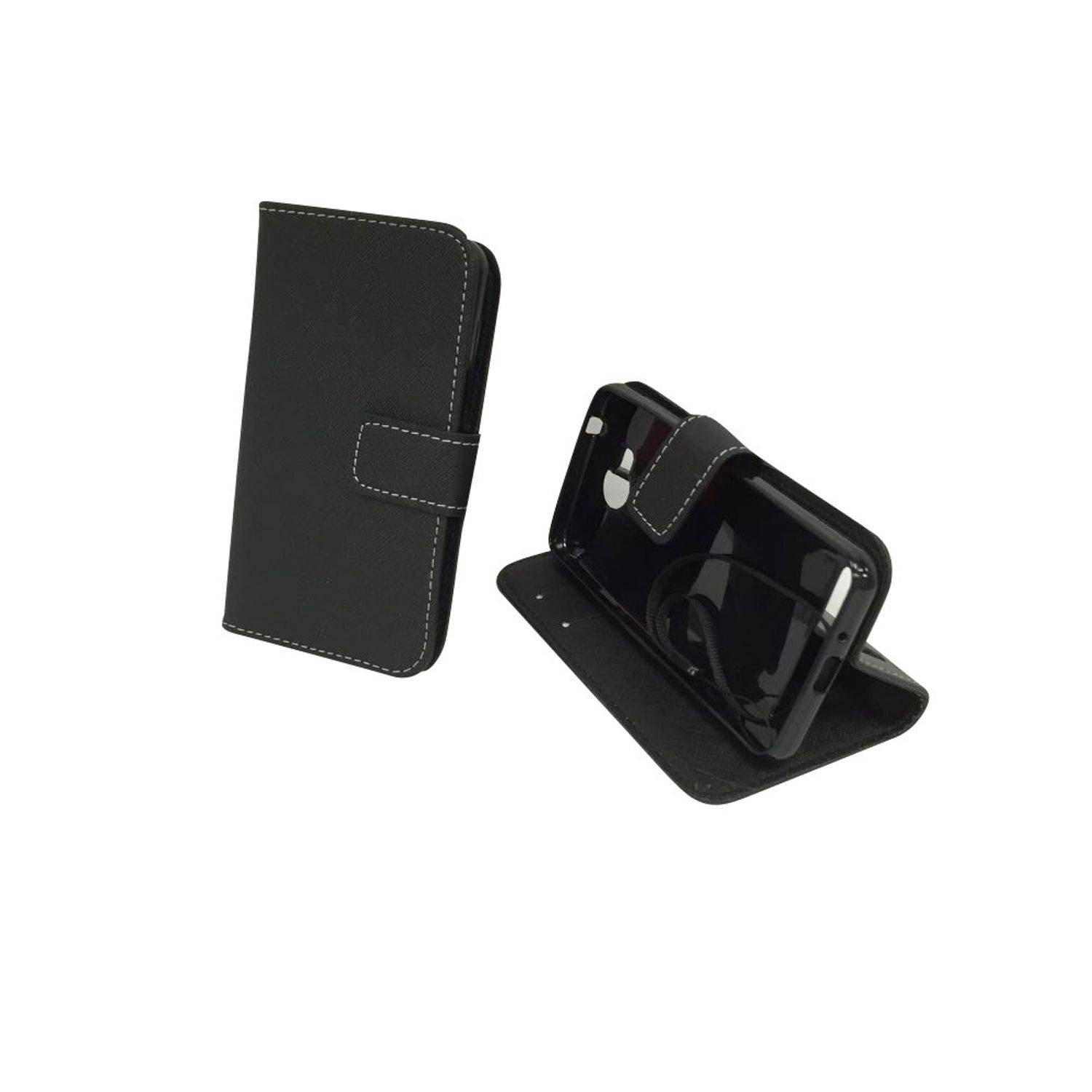 Huawei Y3 II Handyhülle Bookcover Schwarz