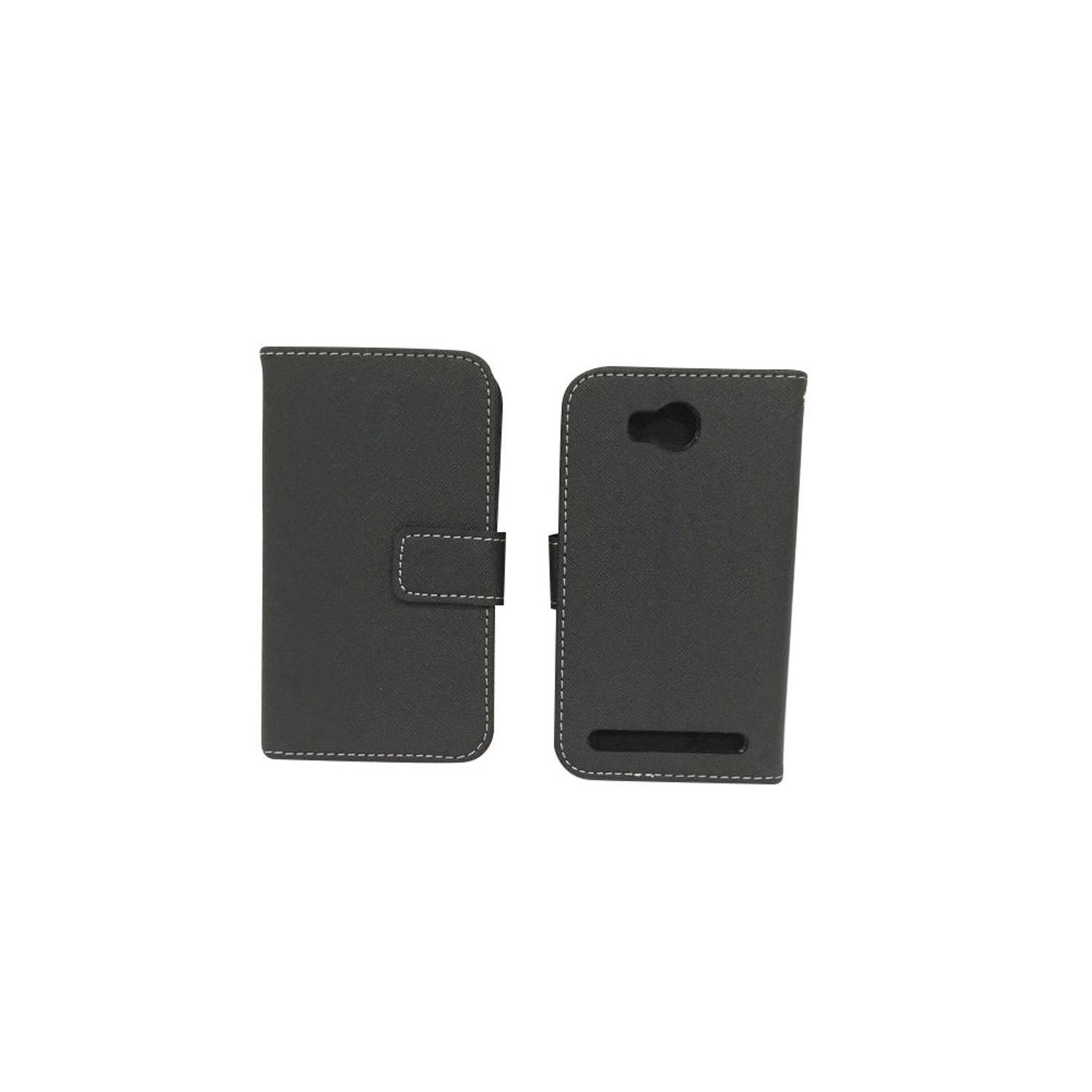 Huawei Y3 II Handyhülle Bookcover Schwarz
