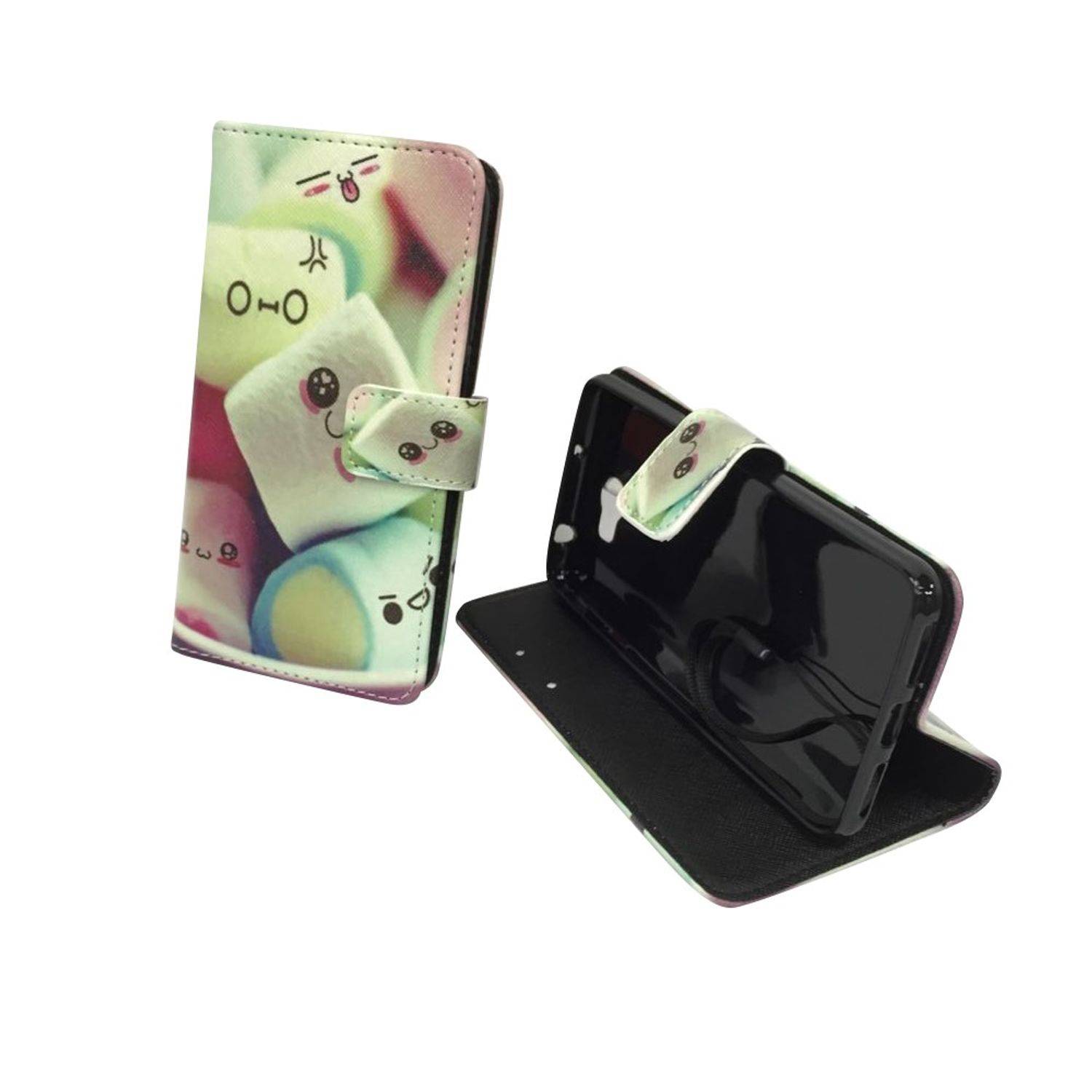 Huawei Y5 II Handyhülle Bookcover Mehrfarbig