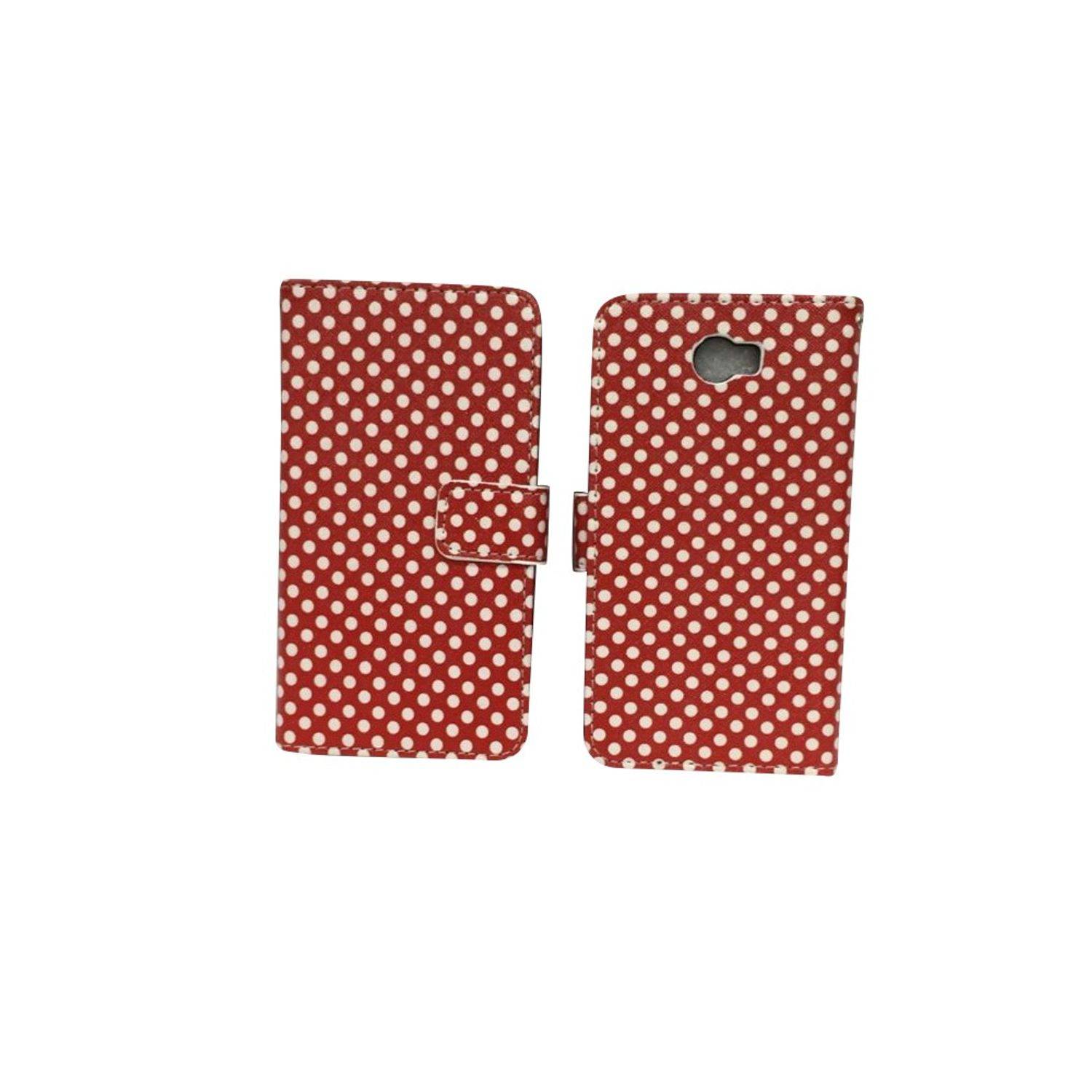 Huawei Y5 II Handyhülle Bookcover Rot