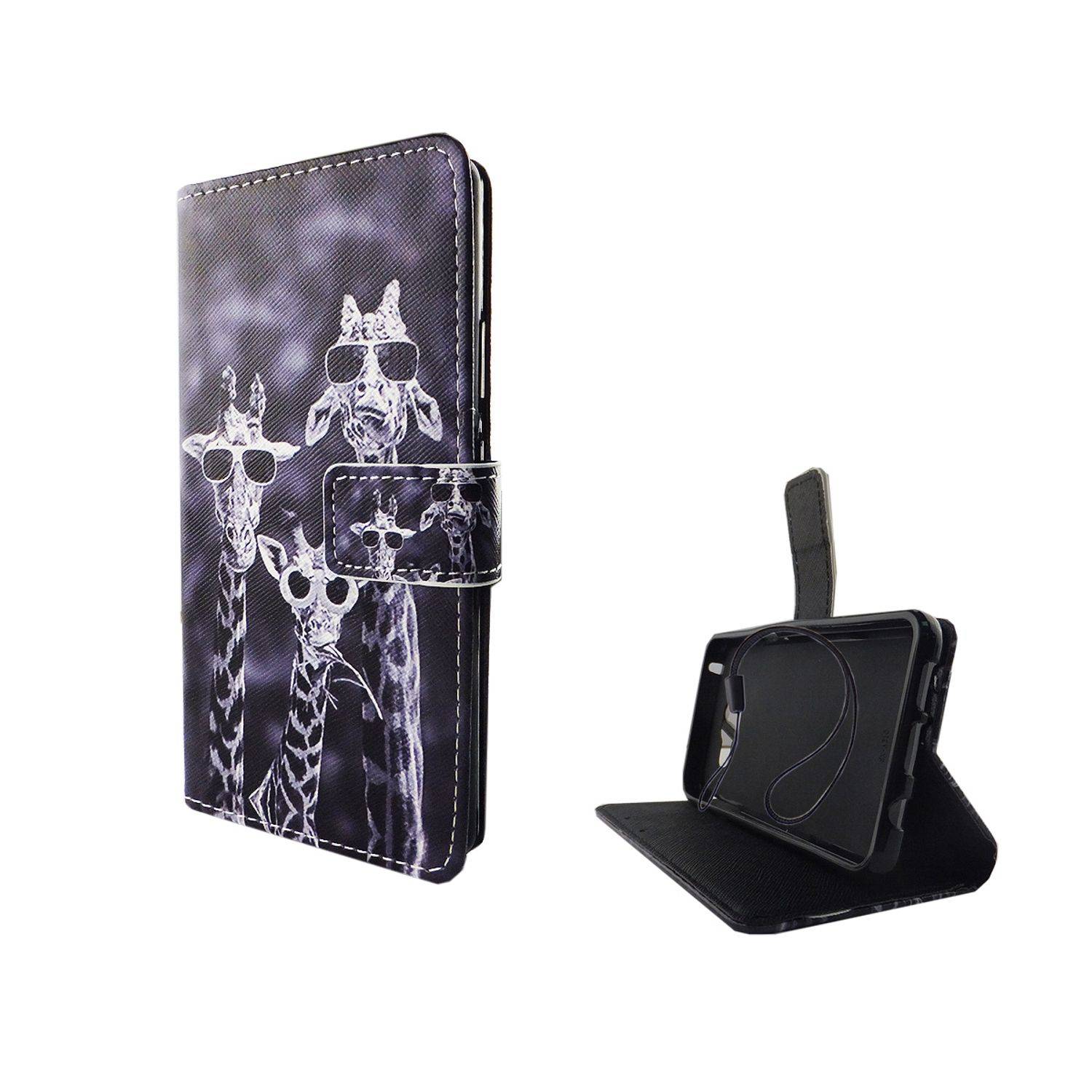 Samsung Galaxy A3 (2016) Handyhülle Bookcover Grau