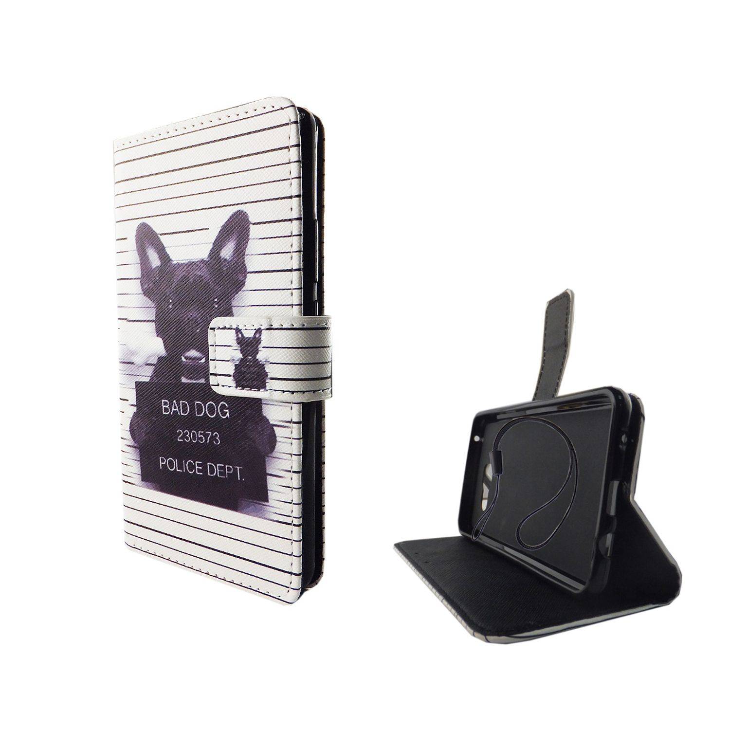Samsung Galaxy A5 (2016) Handyhülle Bookcover Weiß