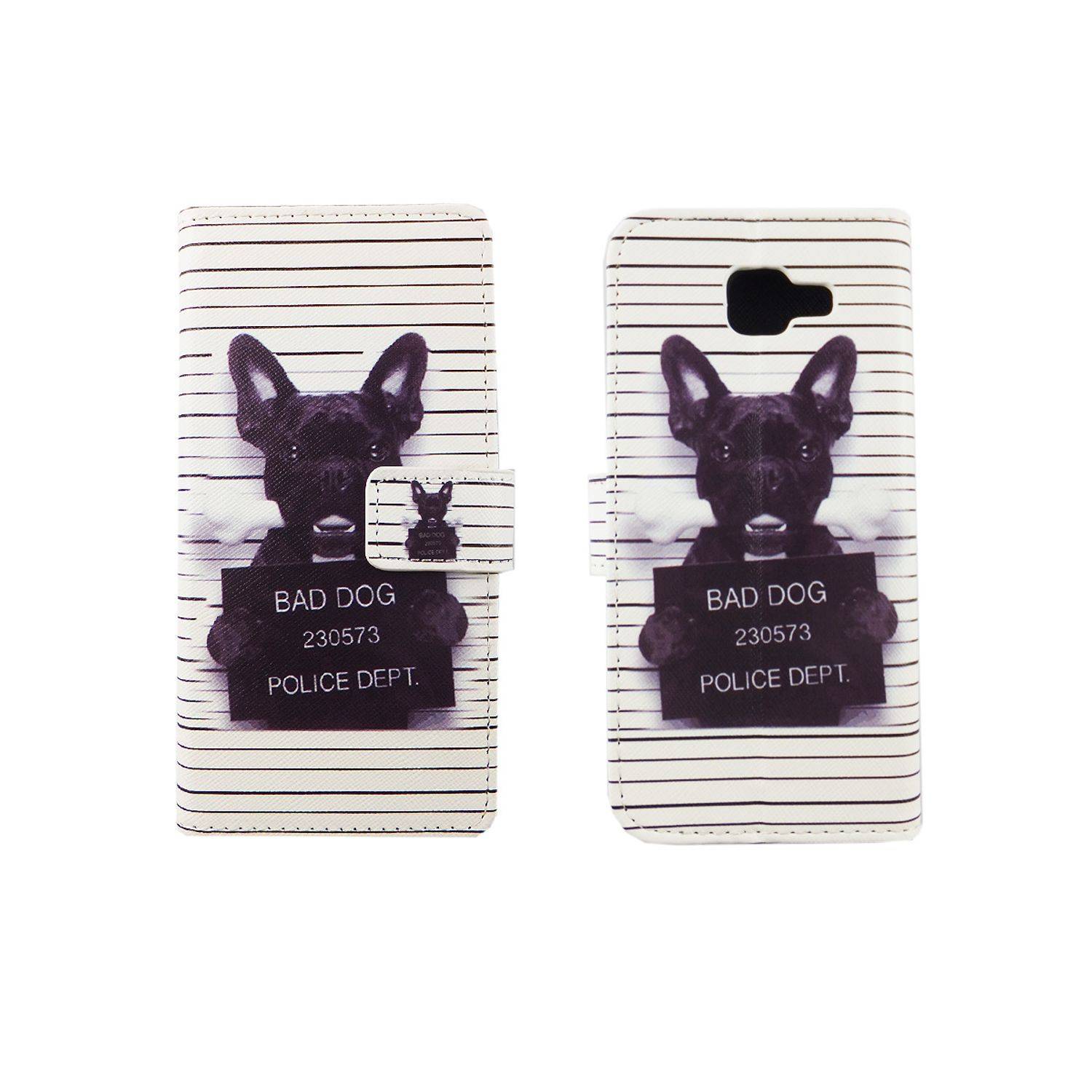 Samsung Galaxy A5 (2016) Handyhülle Bookcover Weiß