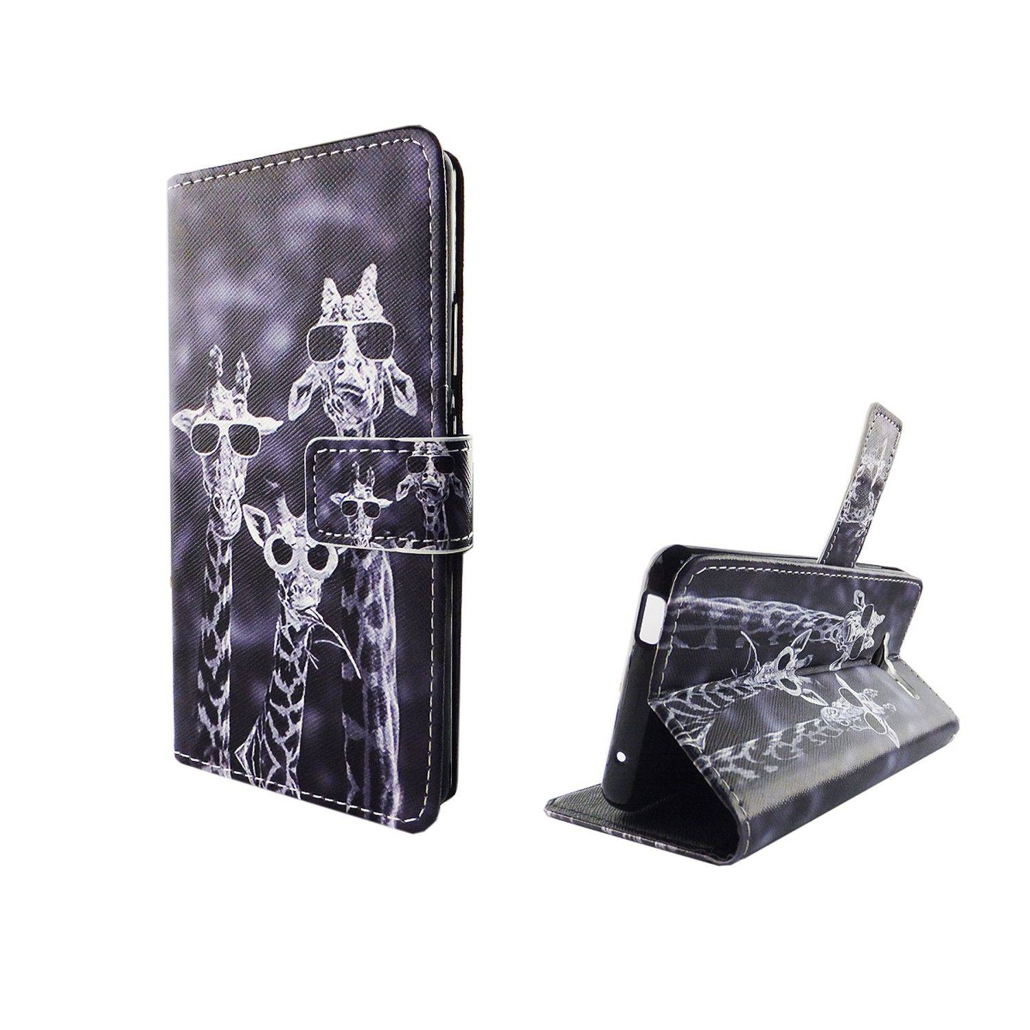 ZTE Blade L3 Handyhülle Bookcover Grau