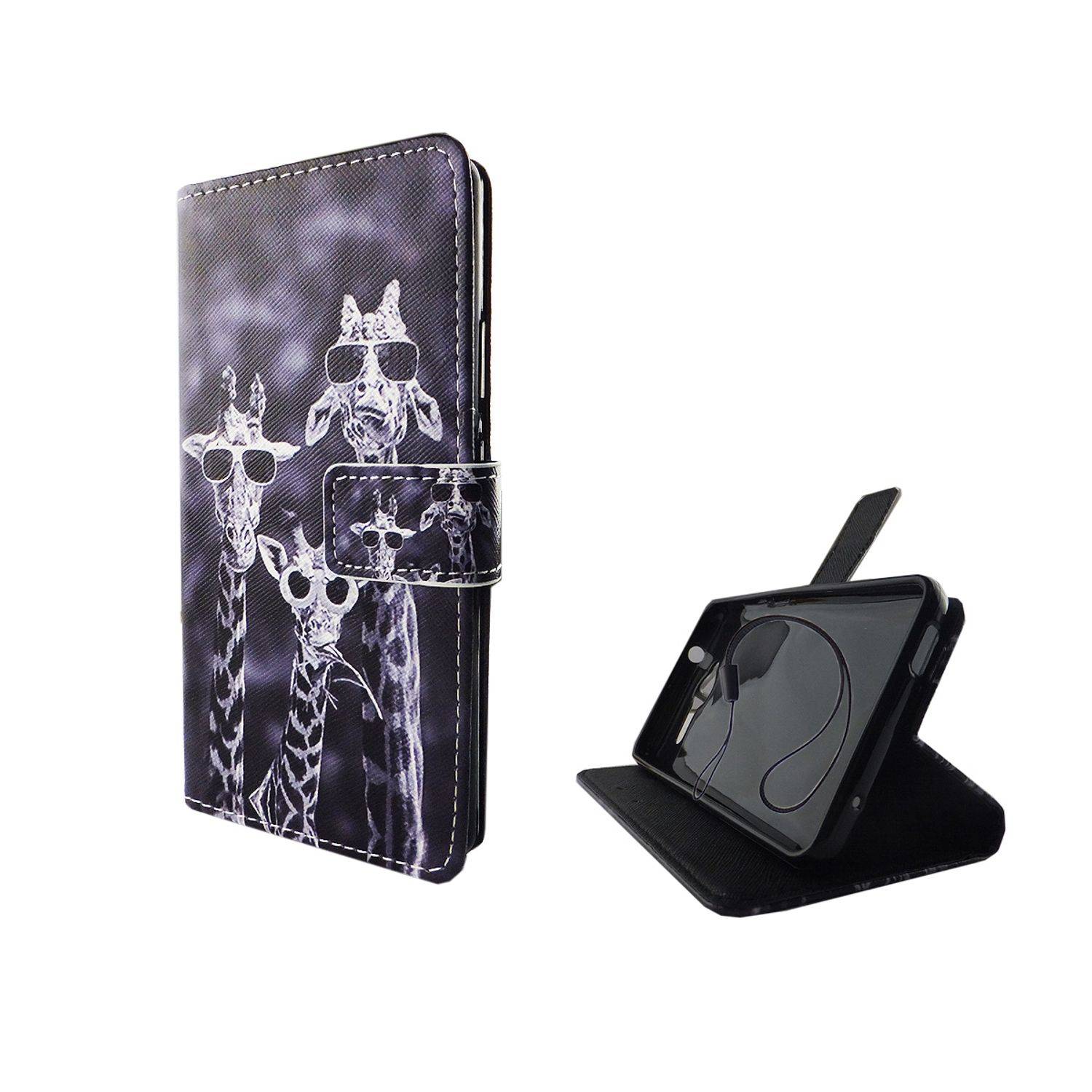 ZTE Blade L3 Handyhülle Bookcover Grau