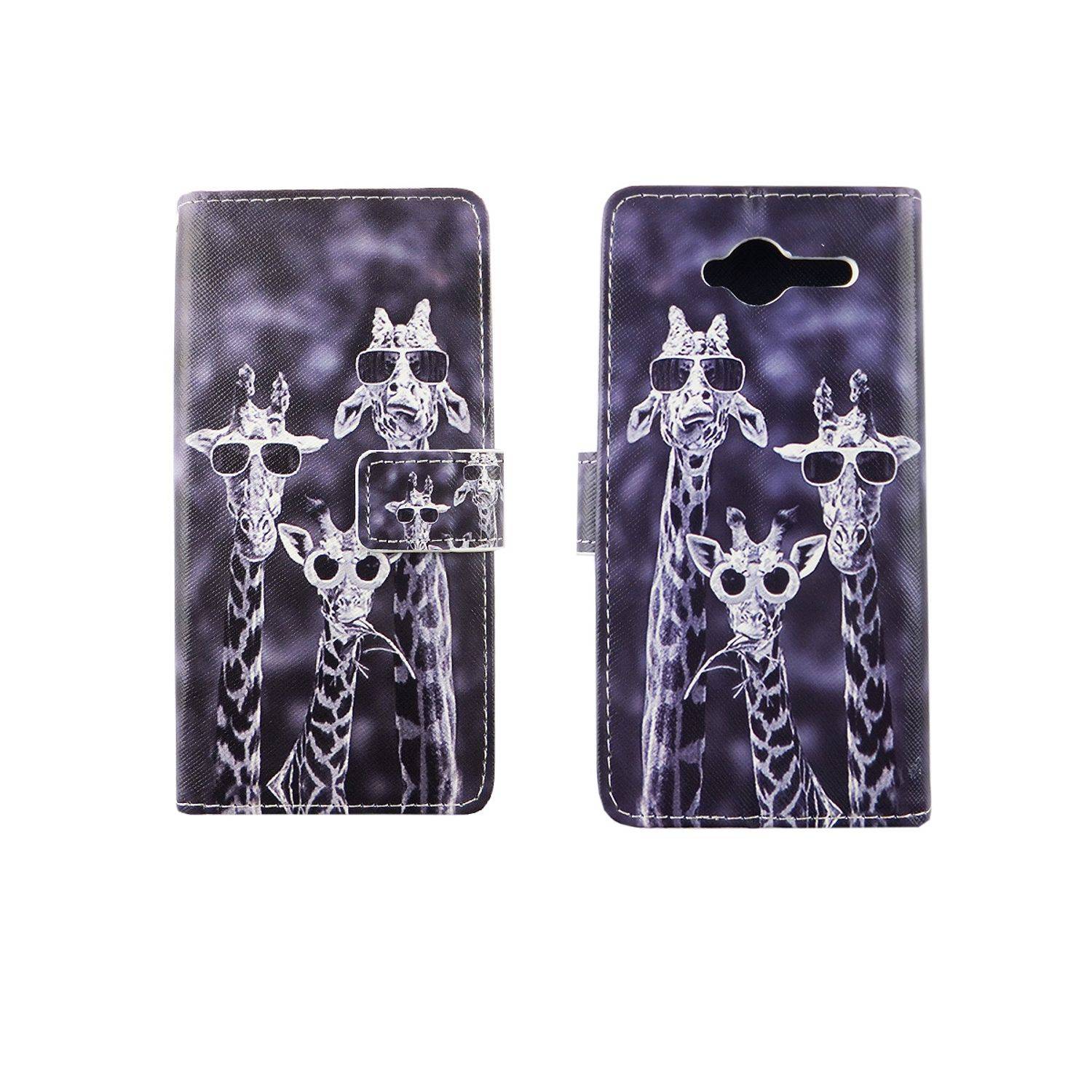 ZTE Blade L3 Handyhülle Bookcover Grau