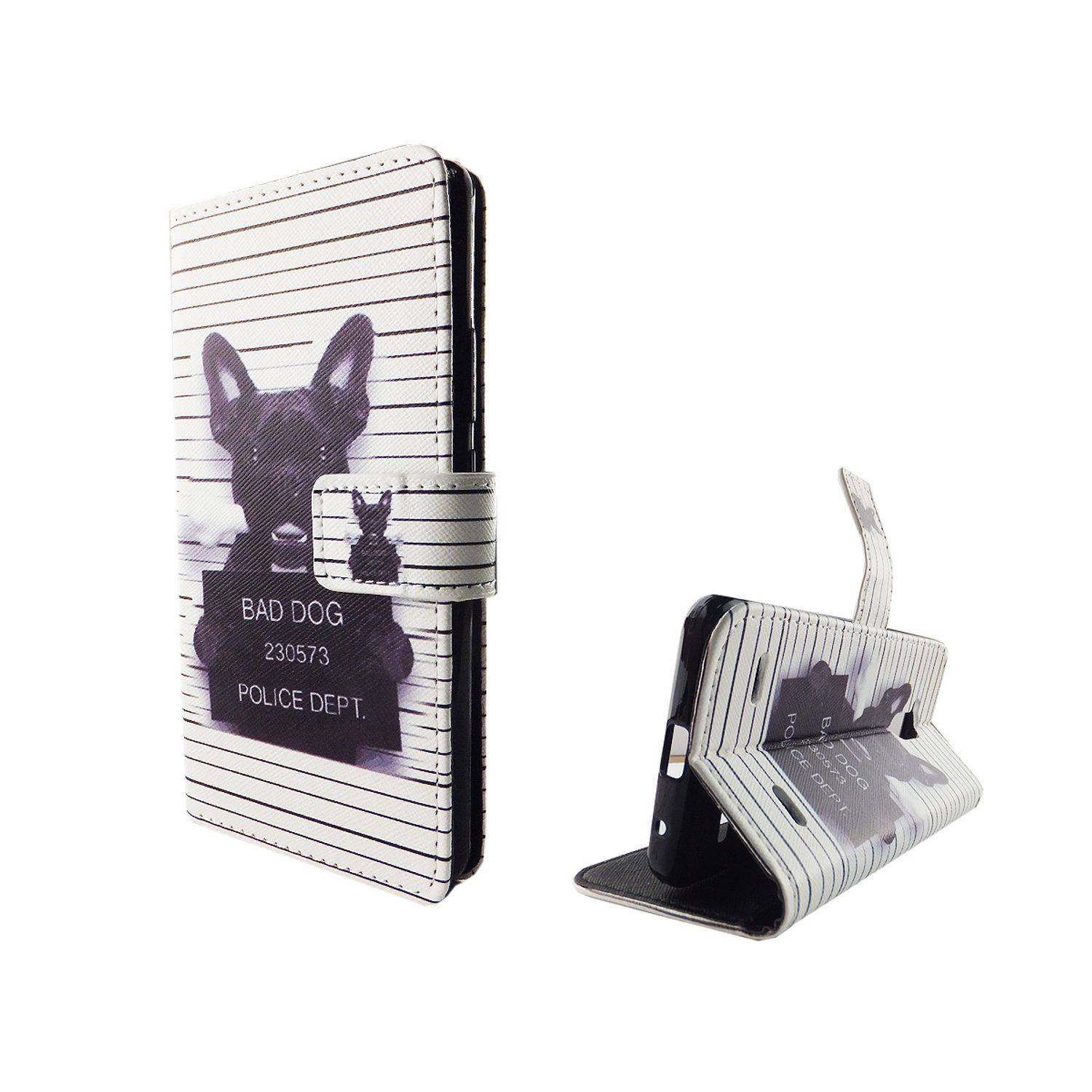 ZTE Blade V7 Lite Handyhülle Bookcover Weiß