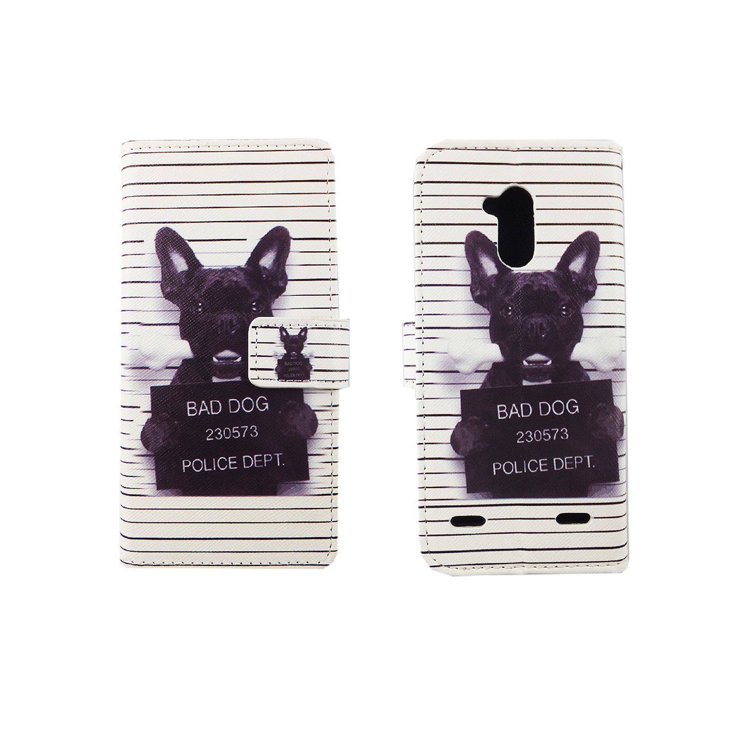 ZTE Blade V7 Lite Handyhülle Bookcover Weiß