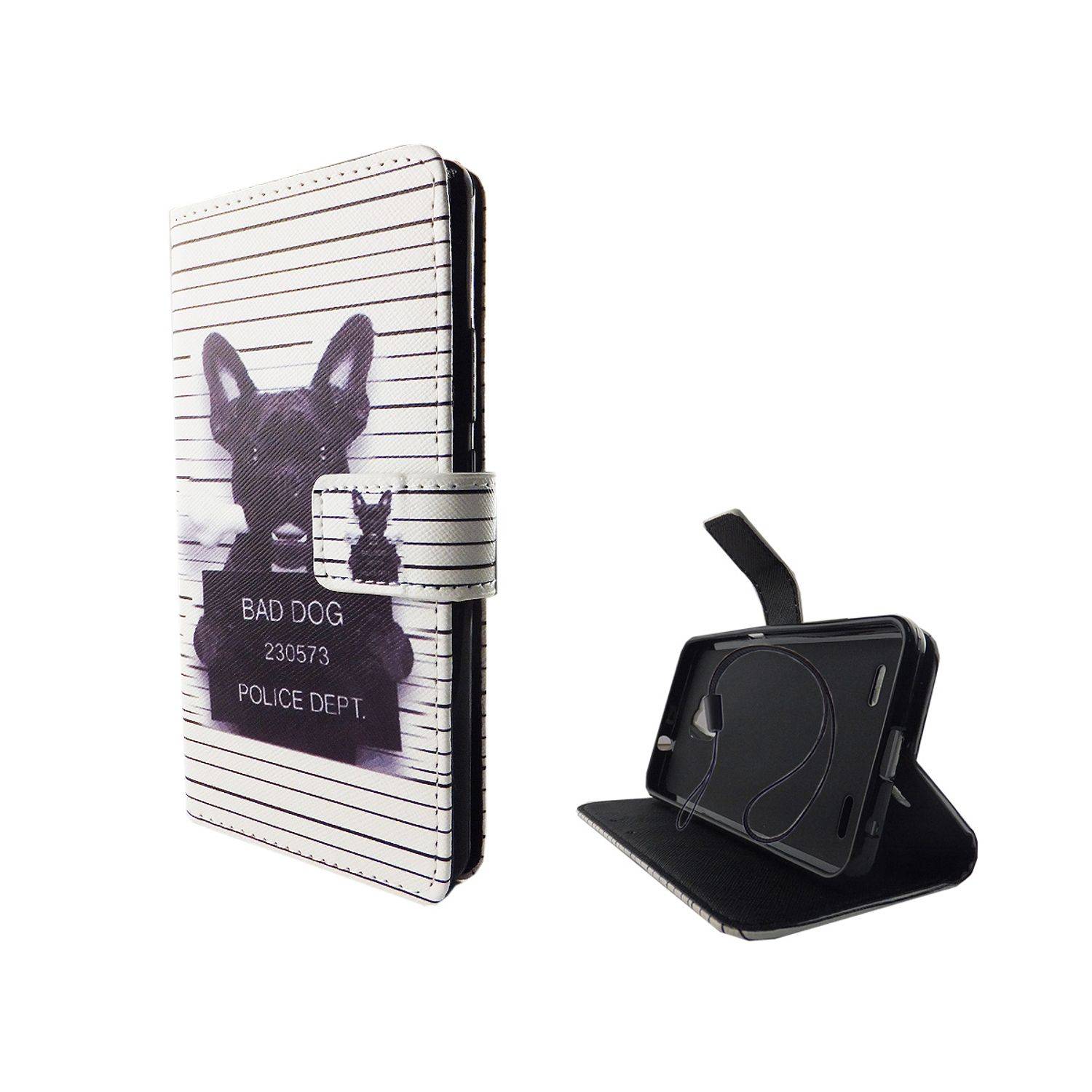 ZTE Blade V7 Lite Handyhülle Bookcover Weiß