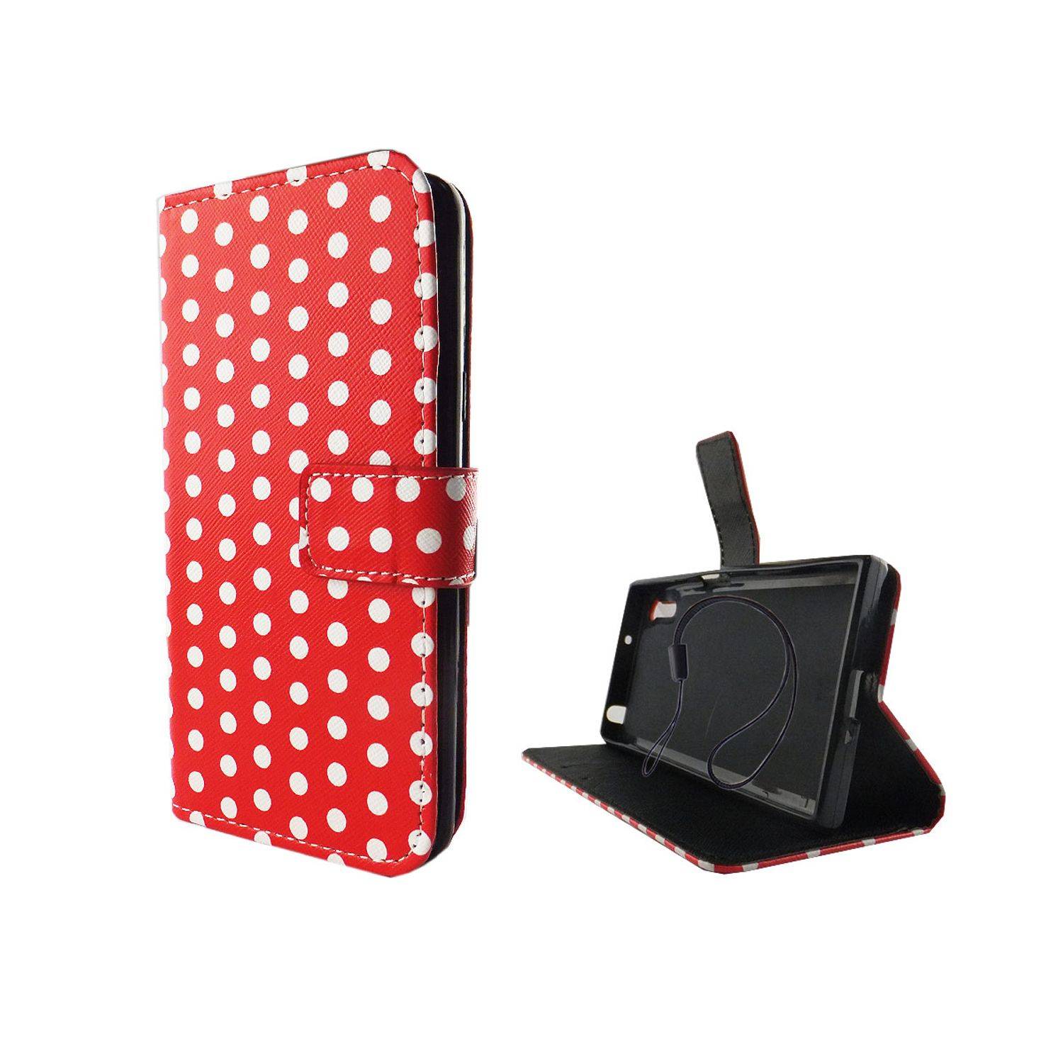 Sony Xperia XZ Handyhülle Bookcover Rot