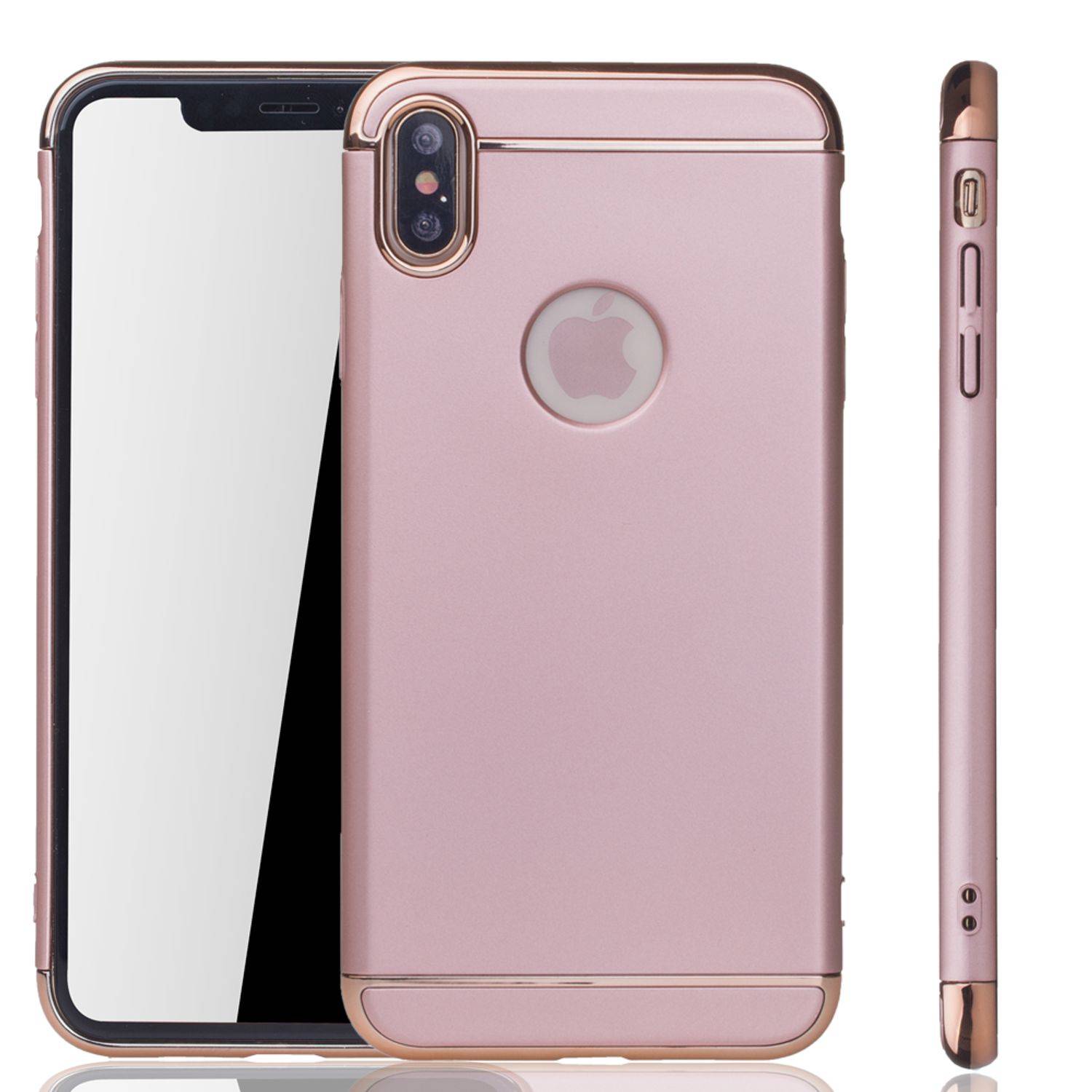 Apple iPhone XS Max Handyhülle Backcover Rosa