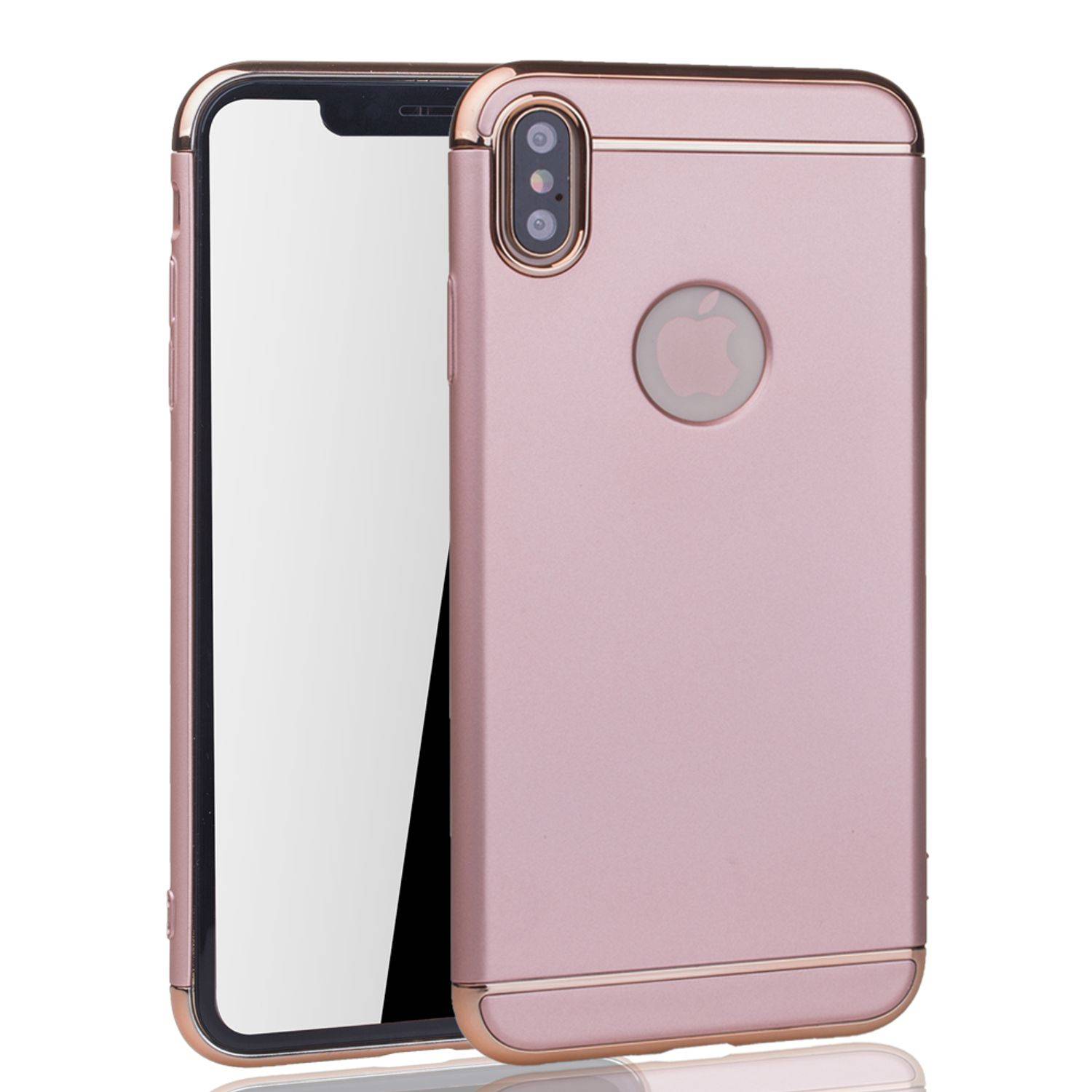 Apple iPhone XS Max Handyhülle Backcover Rosa