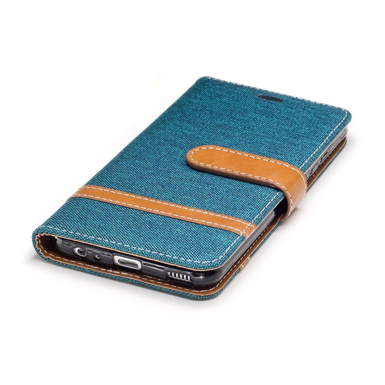 Huawei P10 Handyhülle Bookcover Grün