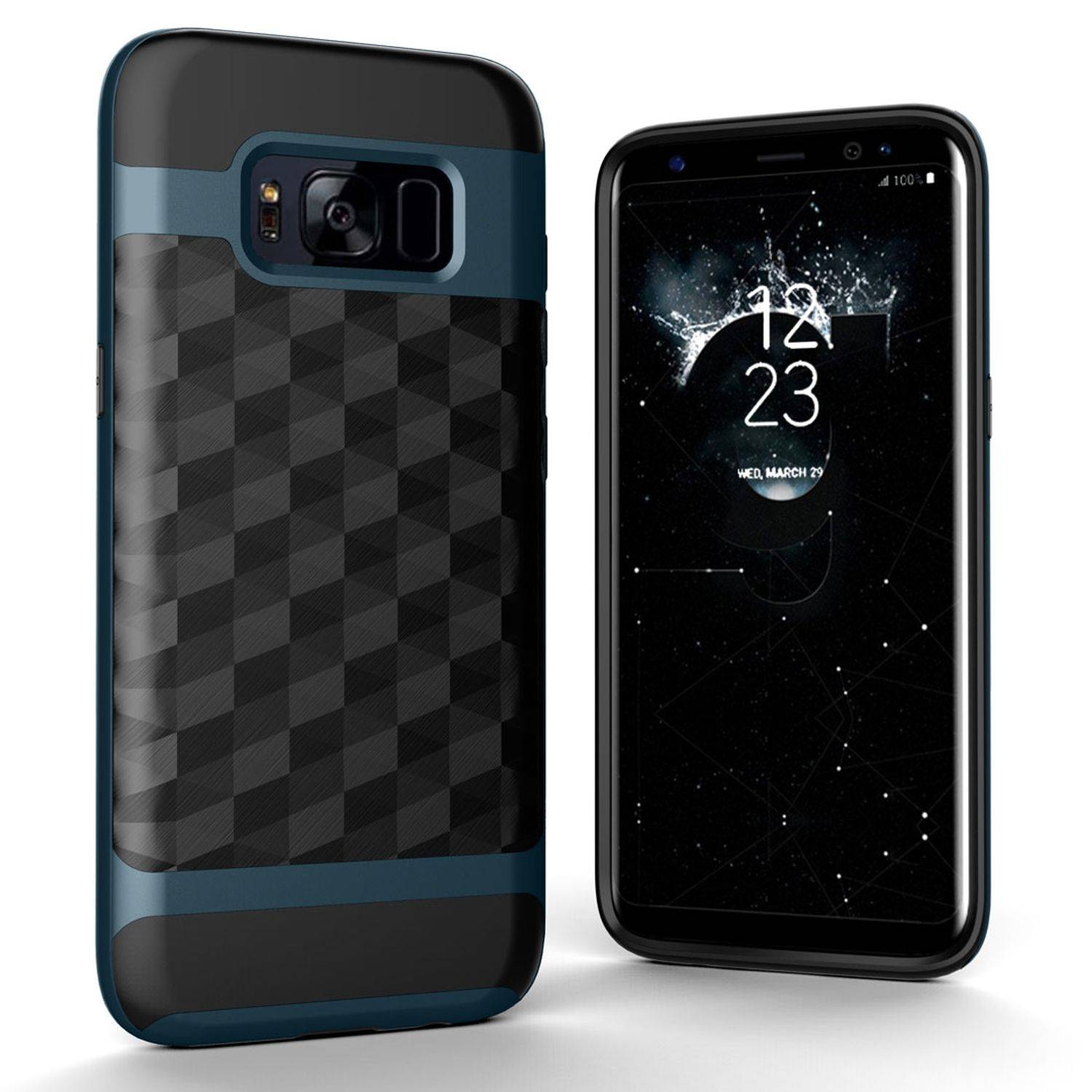 Samsung Galaxy S7 Edge Handyhülle Backcover Blau