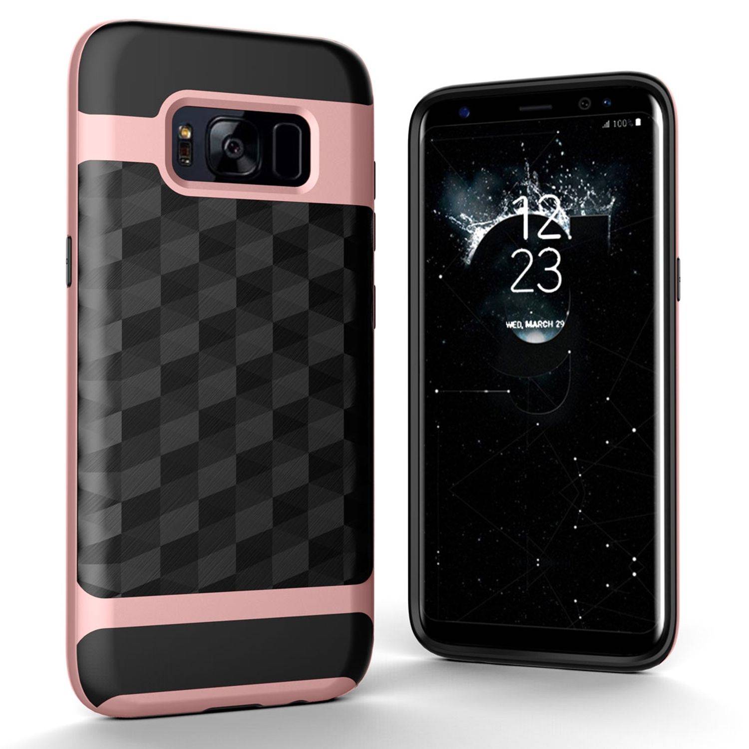 Samsung Galaxy S7 Edge Handyhülle Backcover Rosa