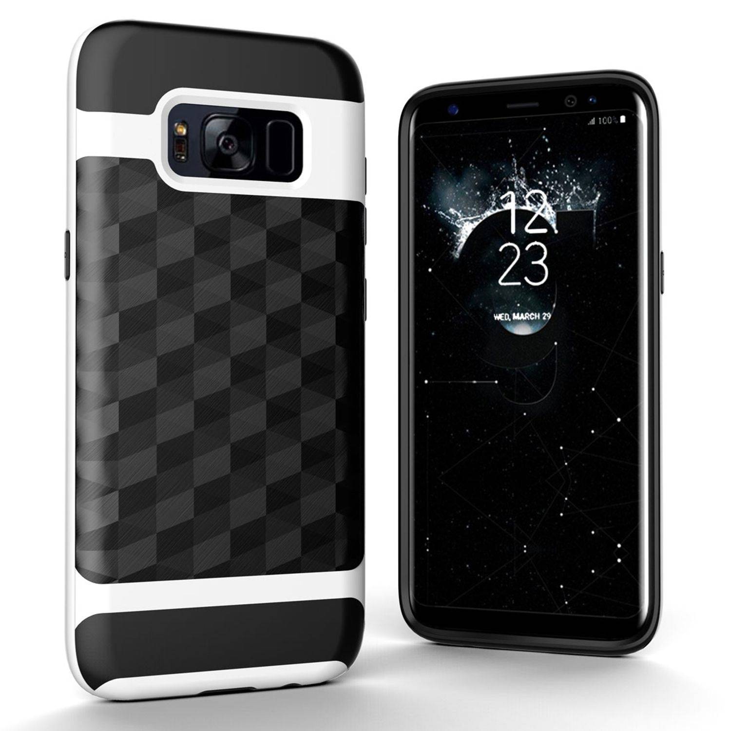 Samsung Galaxy S8 Plus Handyhülle Backcover Weiß