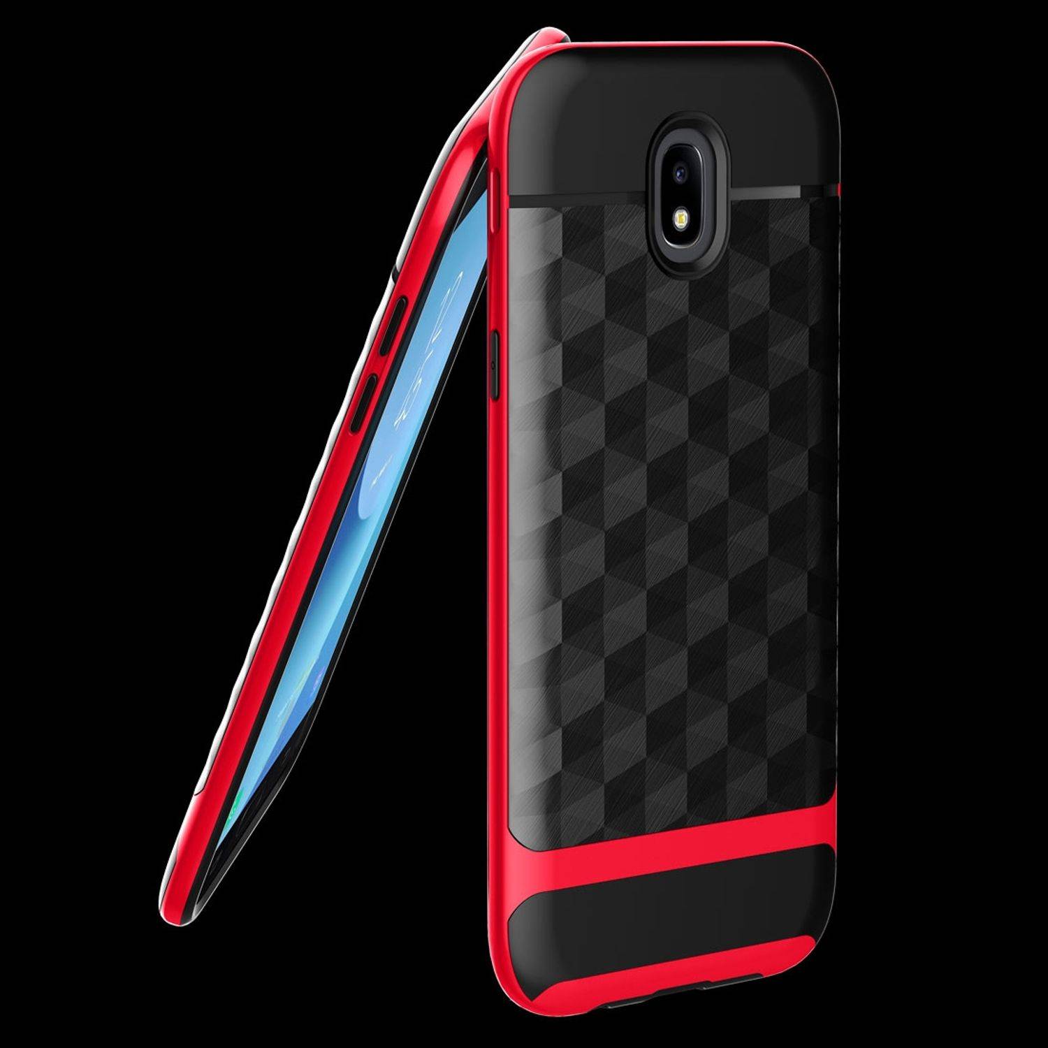 Samsung Galaxy J3 (2017) Handyhülle Backcover Rot